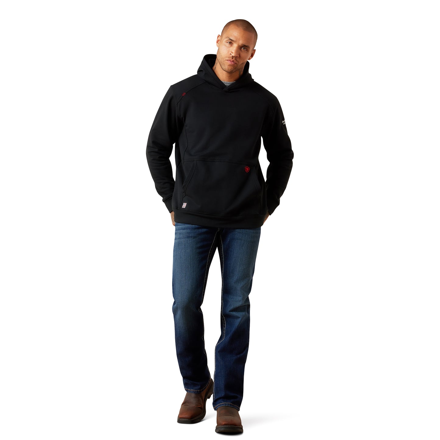 Ariat Men's FR Solid Black Hoodie 10079801