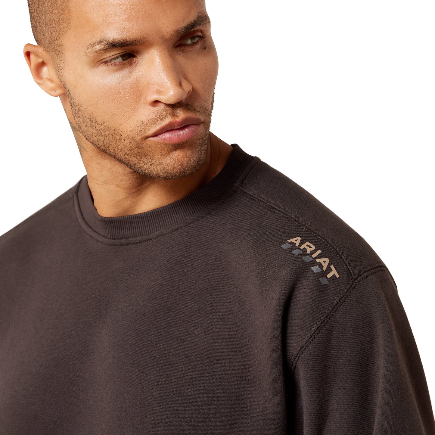 Ariat Men's Rebar Lightweight Licorice Sweatshirt 10079811