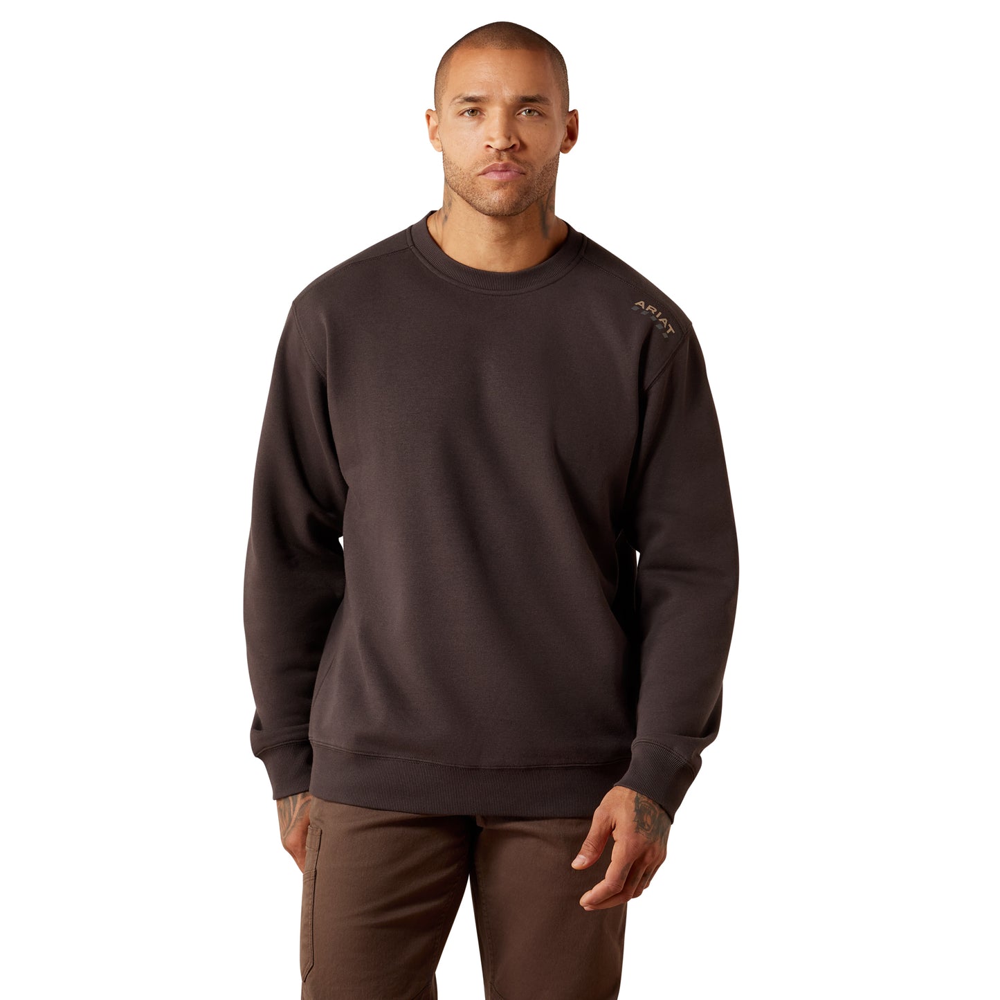 Ariat Men's Rebar Lightweight Licorice Sweatshirt 10079811