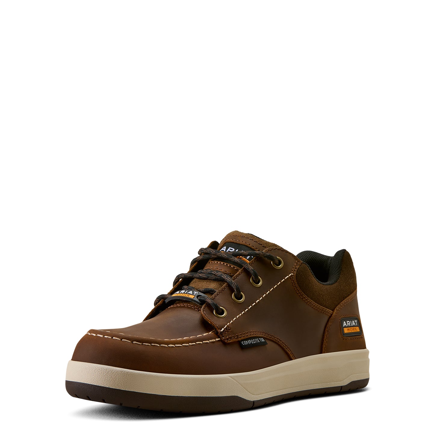 Ariat Men's Outmatch Distressed Brown Composite Toe Work Shoe 10080332