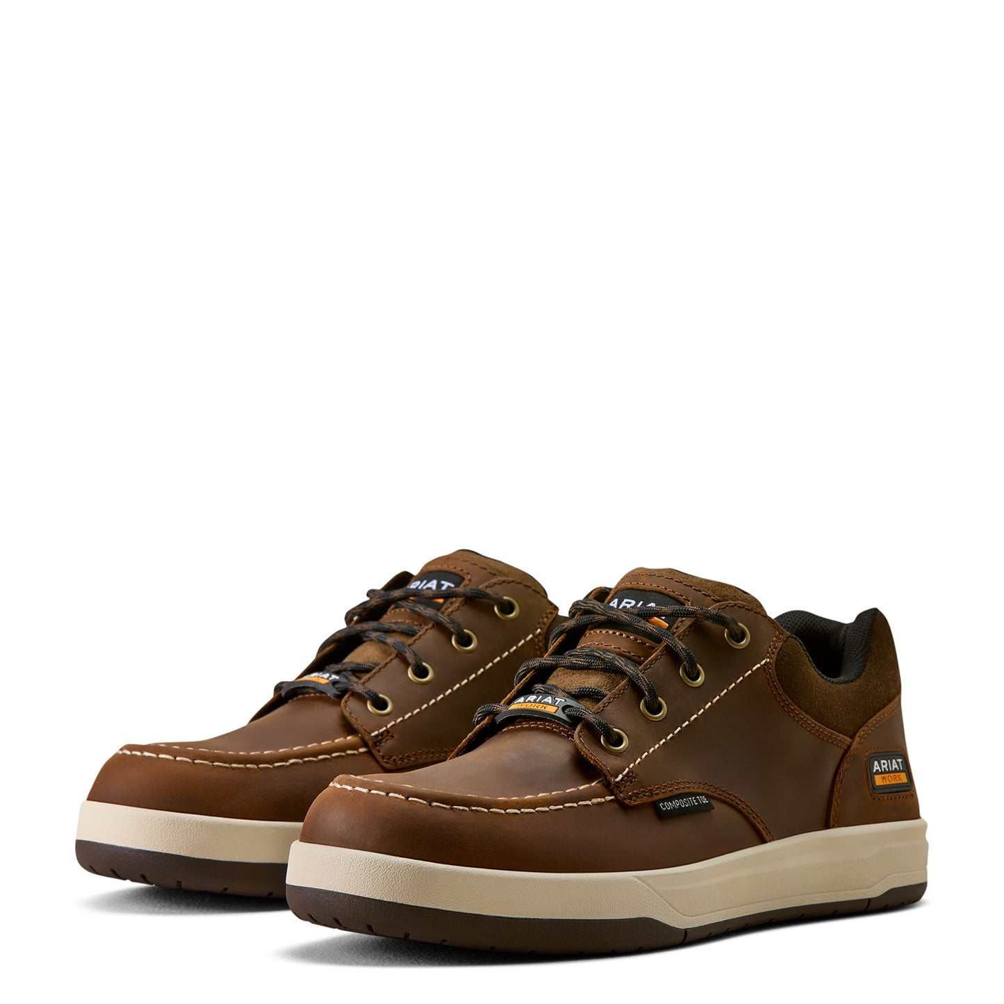 Ariat Men's Outmatch Distressed Brown Composite Toe Work Shoe 10080332