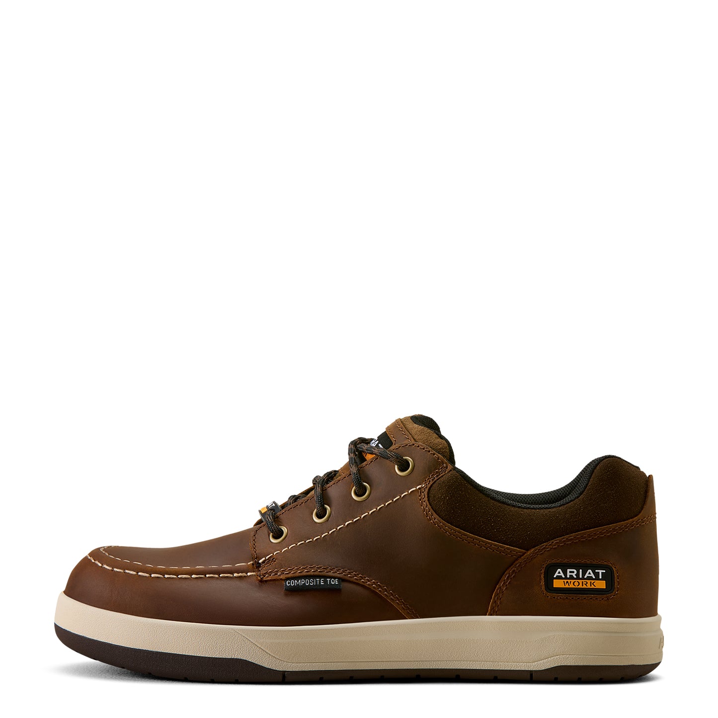 Ariat Men's Outmatch Distressed Brown Composite Toe Work Shoe 10080332