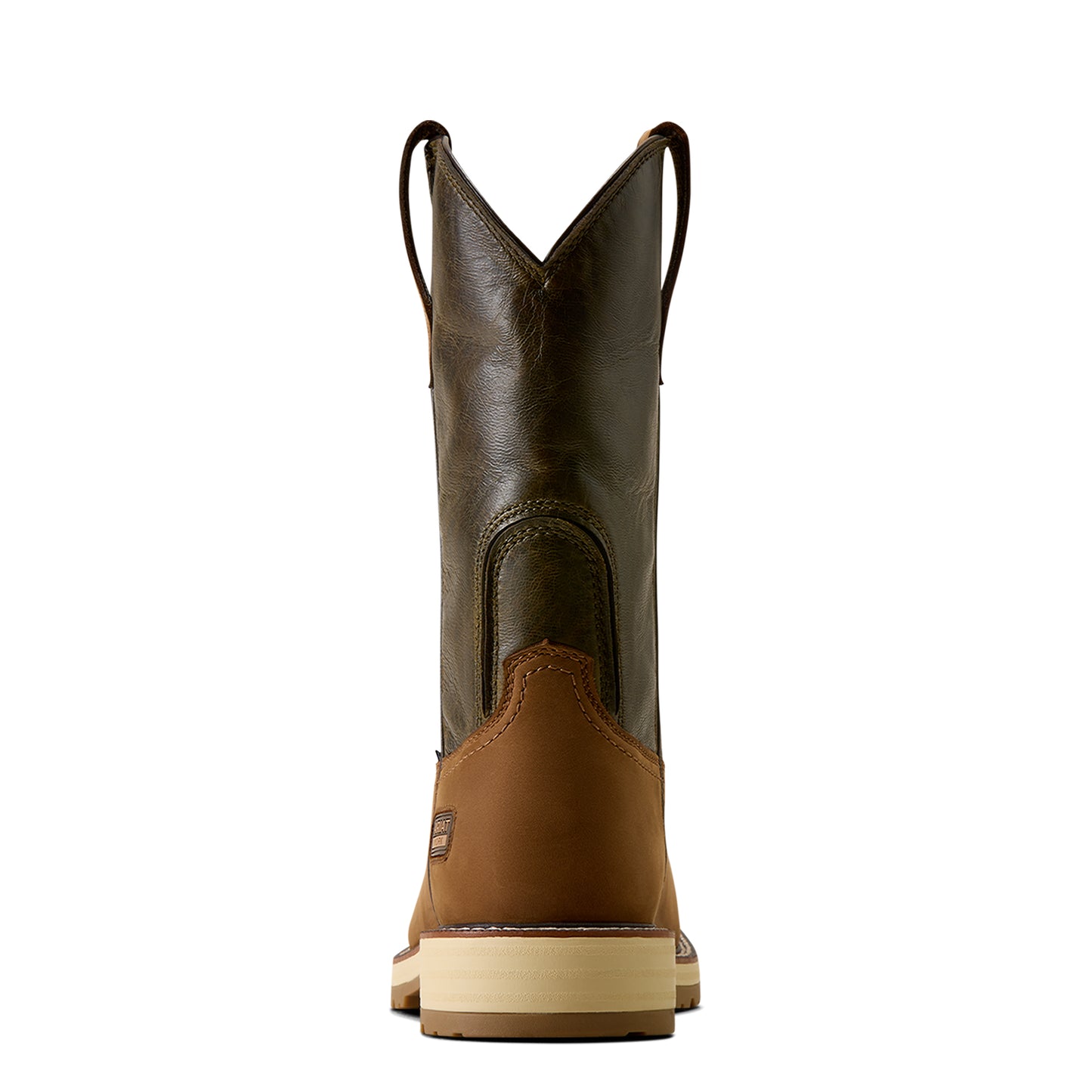 Ariat Men's Activator Patriot Alamo Brown Wide Square Steel Toe Work Boot 10080468