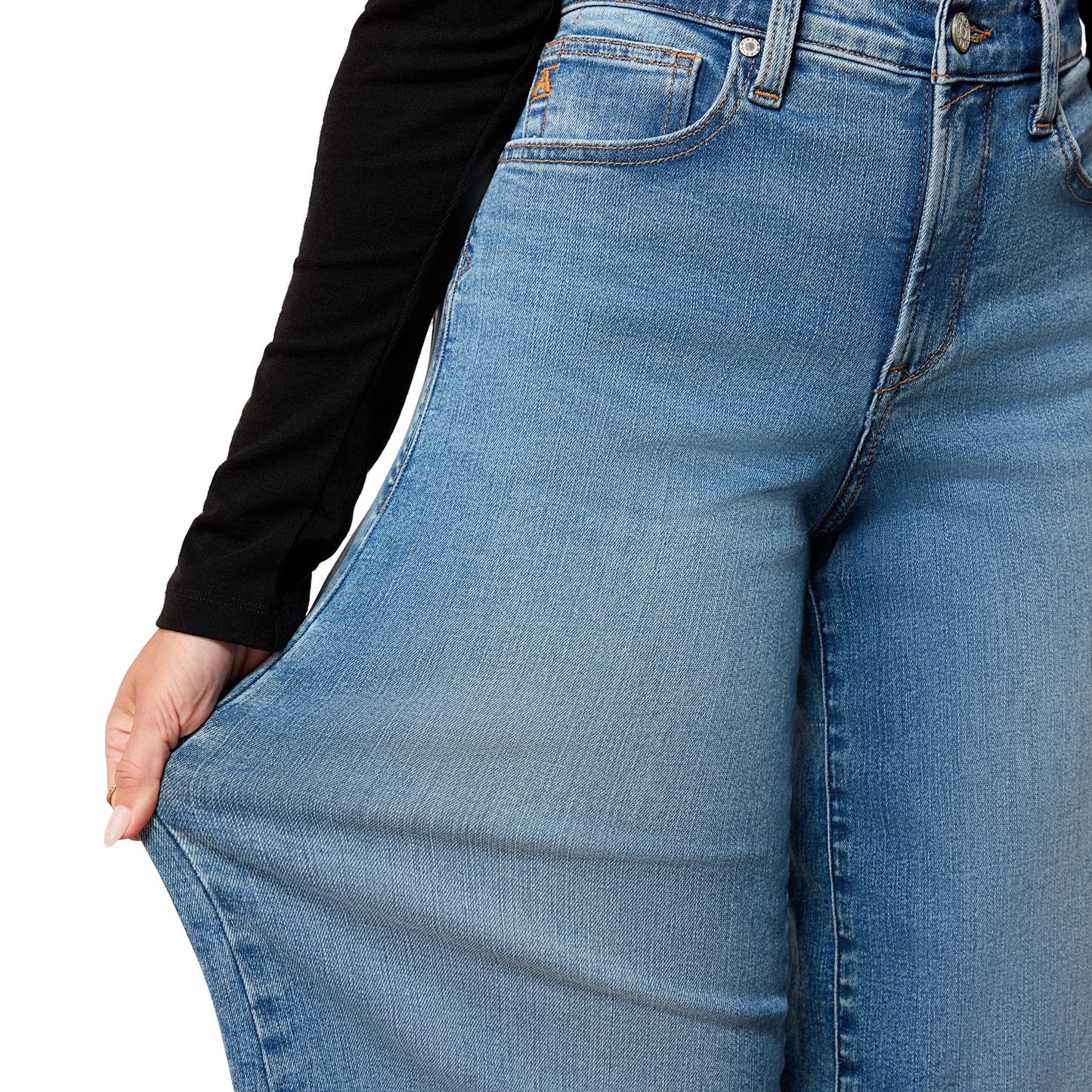 Ariat Ladies High Rise Revel Vilma Palmdale Ultrastretch Wide Leg Jeans 10078930