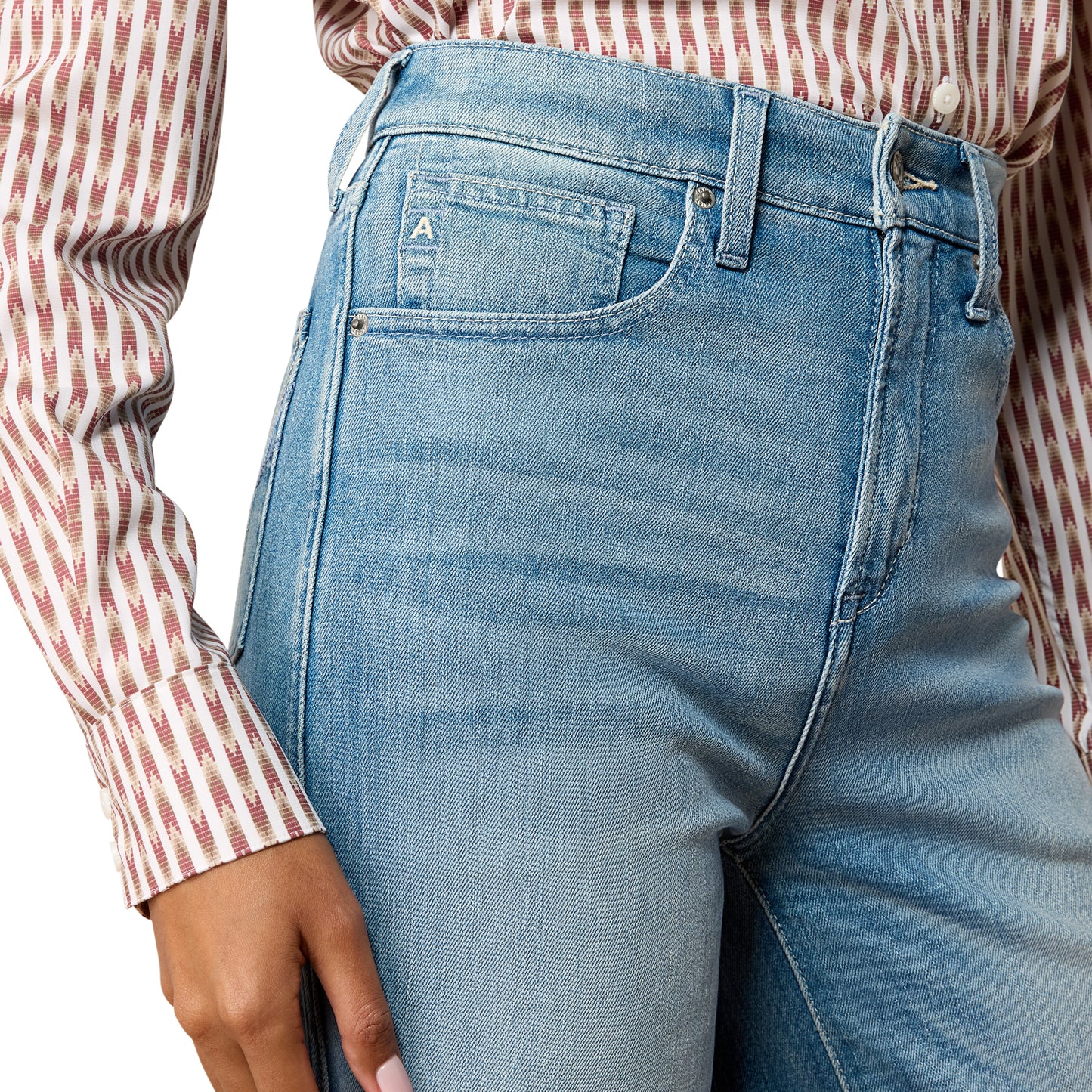 Ariat Ladies Ultra High Rise Luana Oklahoma Wide Leg Jeans 10078932