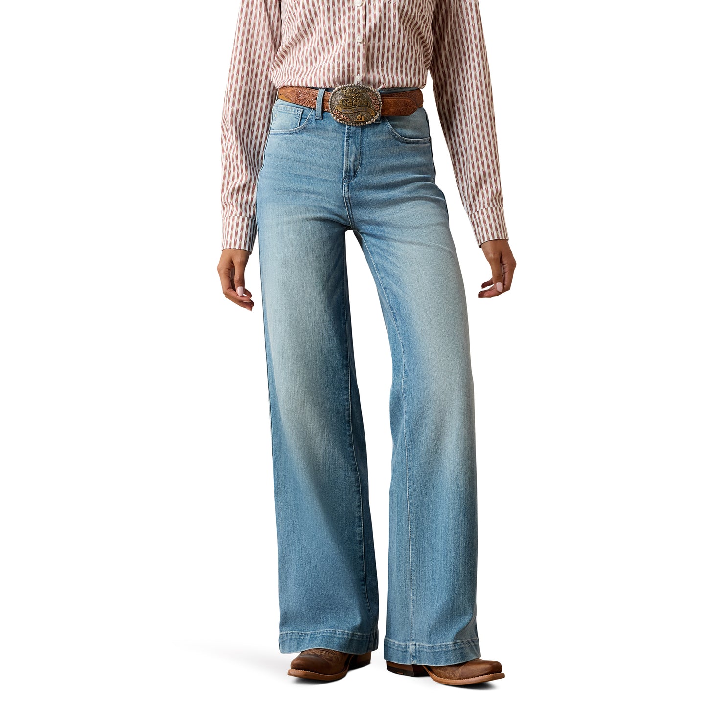 Ariat Ladies Ultra High Rise Luana Oklahoma Wide Leg Jeans 10078932