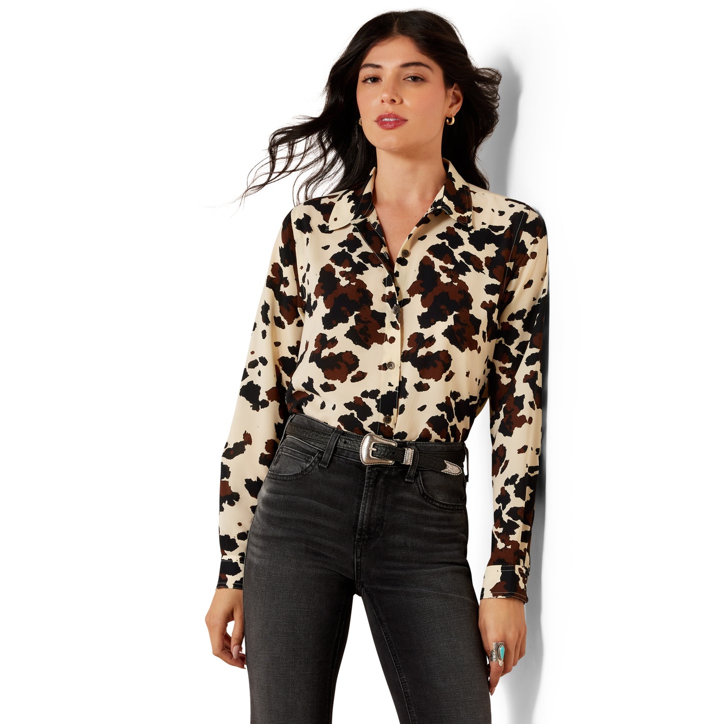 Ariat Ladies Homestyle Pony Button Down Shirt 10079289