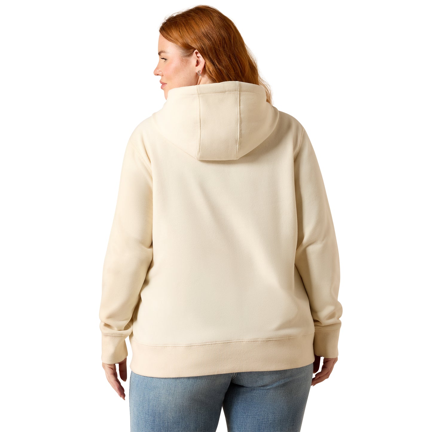 Ariat Ladies Wish You Were Here Parchment Fleece Hoodie 10079308