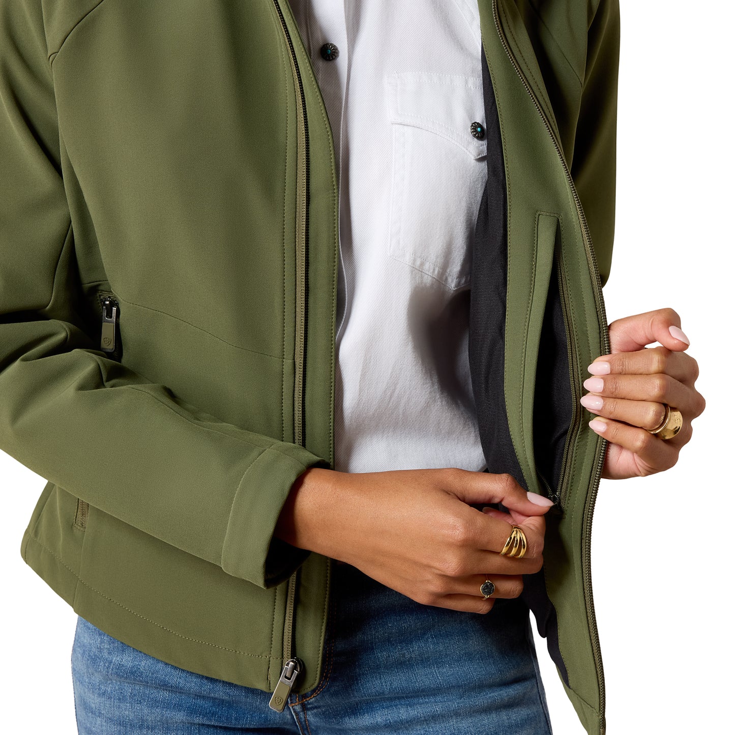 Ariat Ladies Atlas Ivy Green Jacket 10079332