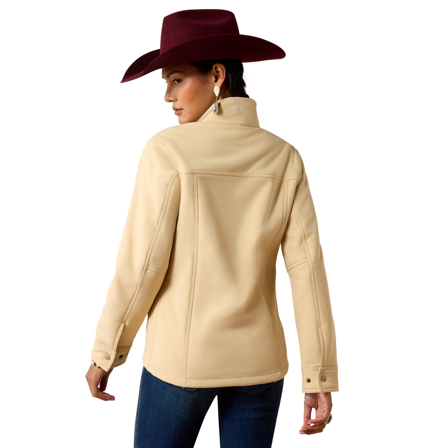 Ariat Ladies Beber Back Irish Cream Softshell Jacket 10079339