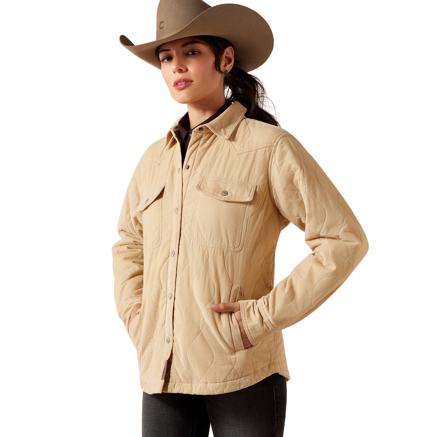 Ariat Ladies Obispo Irish Cream Lightweight Insulated Jacket 10079340