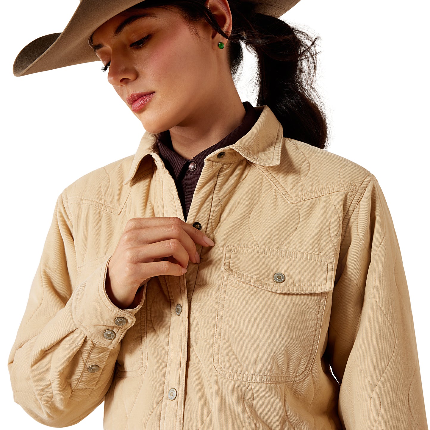 Ariat Ladies Obispo Irish Cream Lightweight Insulated Jacket 10079340