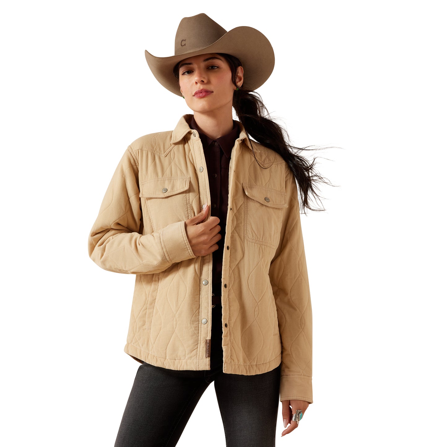 Ariat Ladies Obispo Irish Cream Lightweight Insulated Jacket 10079340