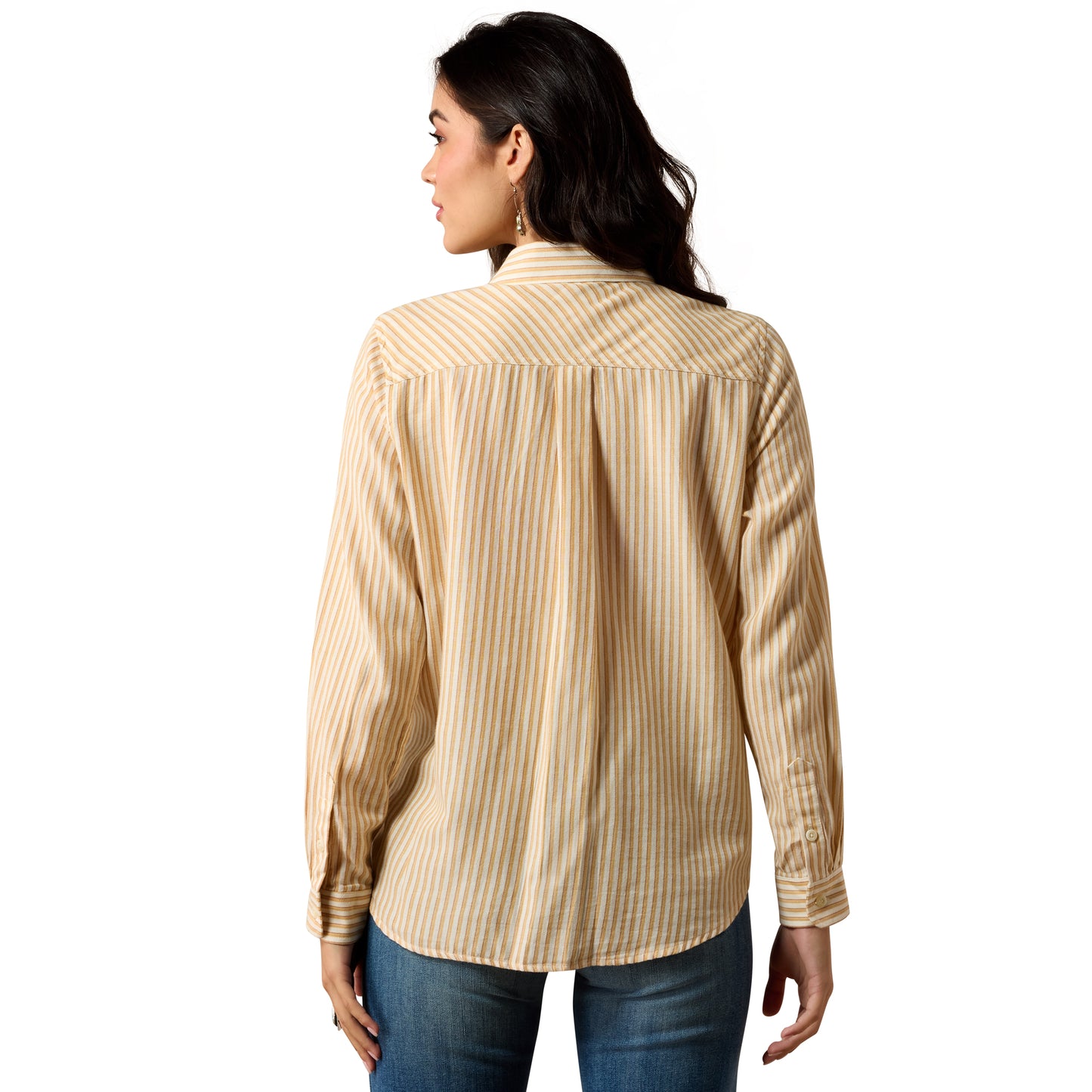 Ariat Ladies Billie Jean Tinsel Striped Button Down Shirt 10079390