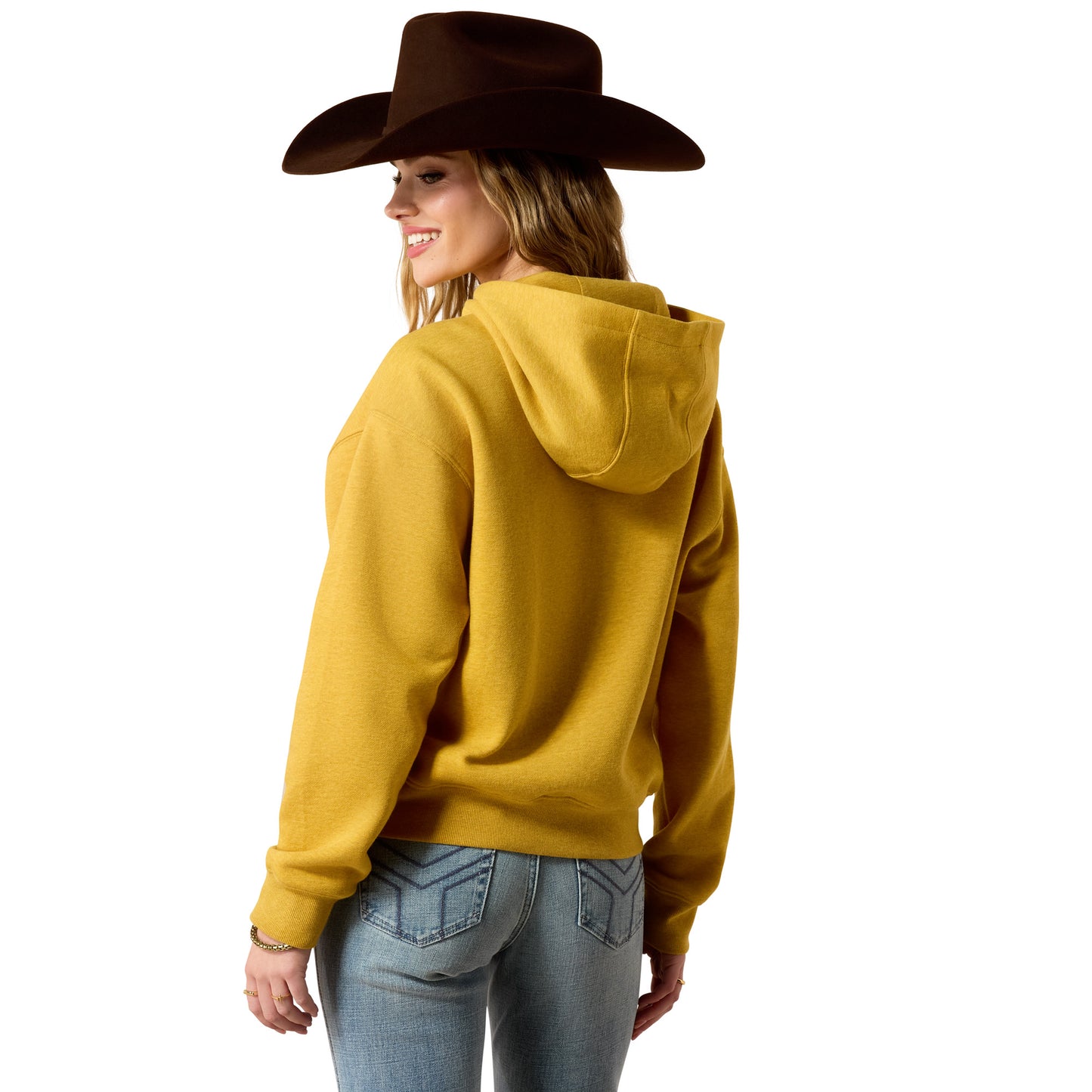 Ariat Ladies Essential Tinsel Heather Fleece Hoodie 10079392