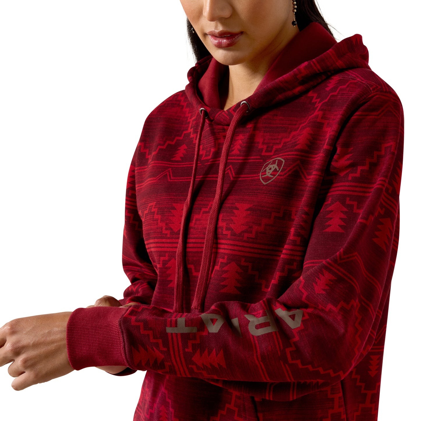 Ariat Ladies Logo 2.0 Rockwell Printed Hoodie 10079449