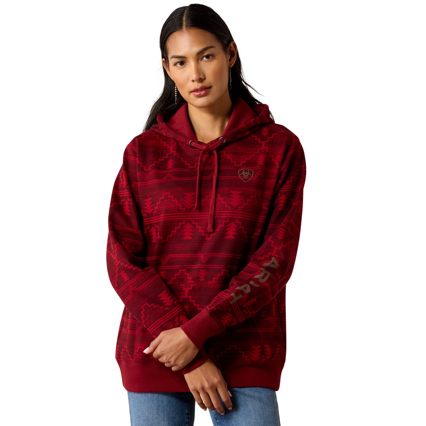 Ariat Ladies Logo 2.0 Rockwell Printed Hoodie 10079449