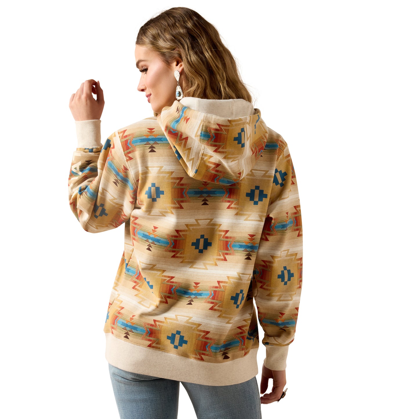 Ariat Ladies Logo 2.0 Sonoma Southwest Printed Hoodie 10079469