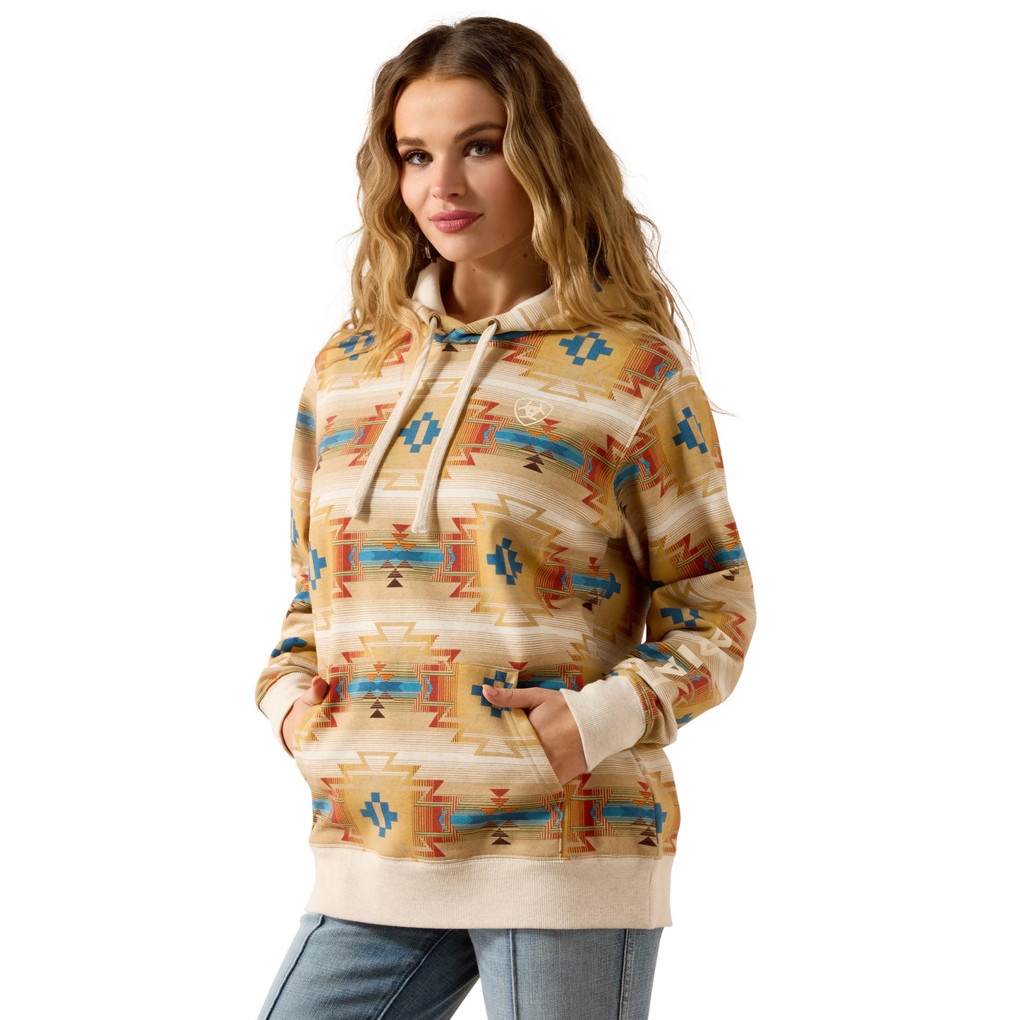 Ariat Ladies Logo 2.0 Sonoma Southwest Printed Hoodie 10079469