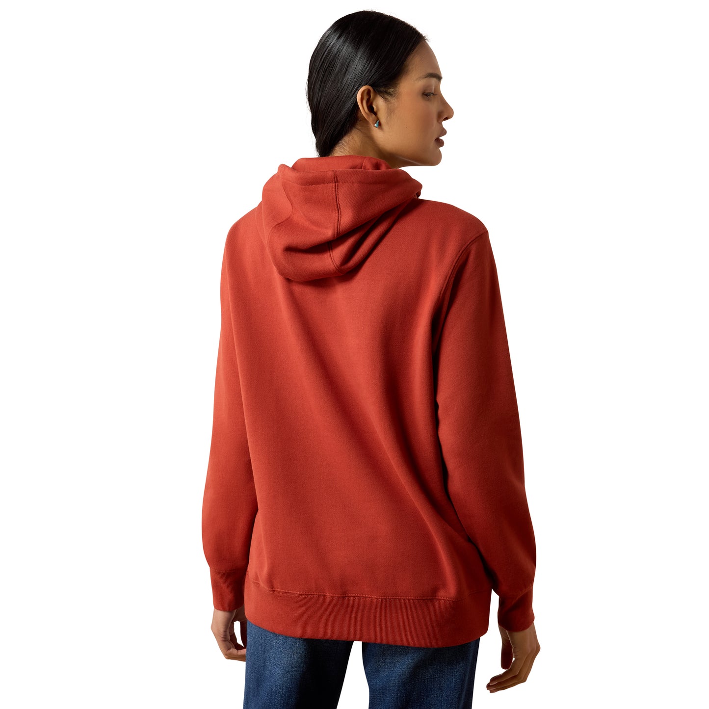 Ariat Ladies Logo 2.0 Burnt Henna Fleece Hoodie 10079518