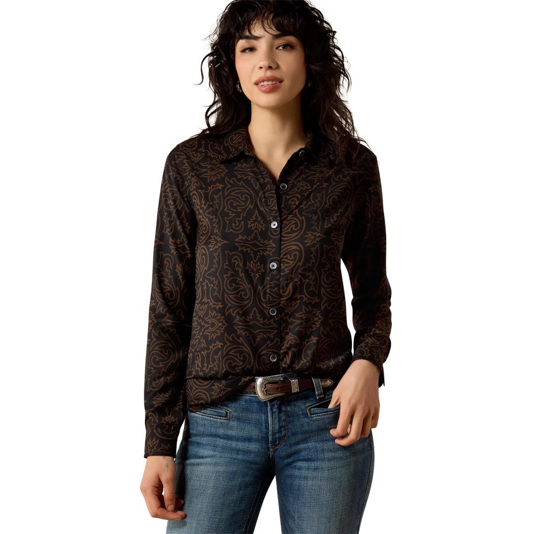 Ariat Ladies Boot Scootin Homestyle Shirt 10079527 front