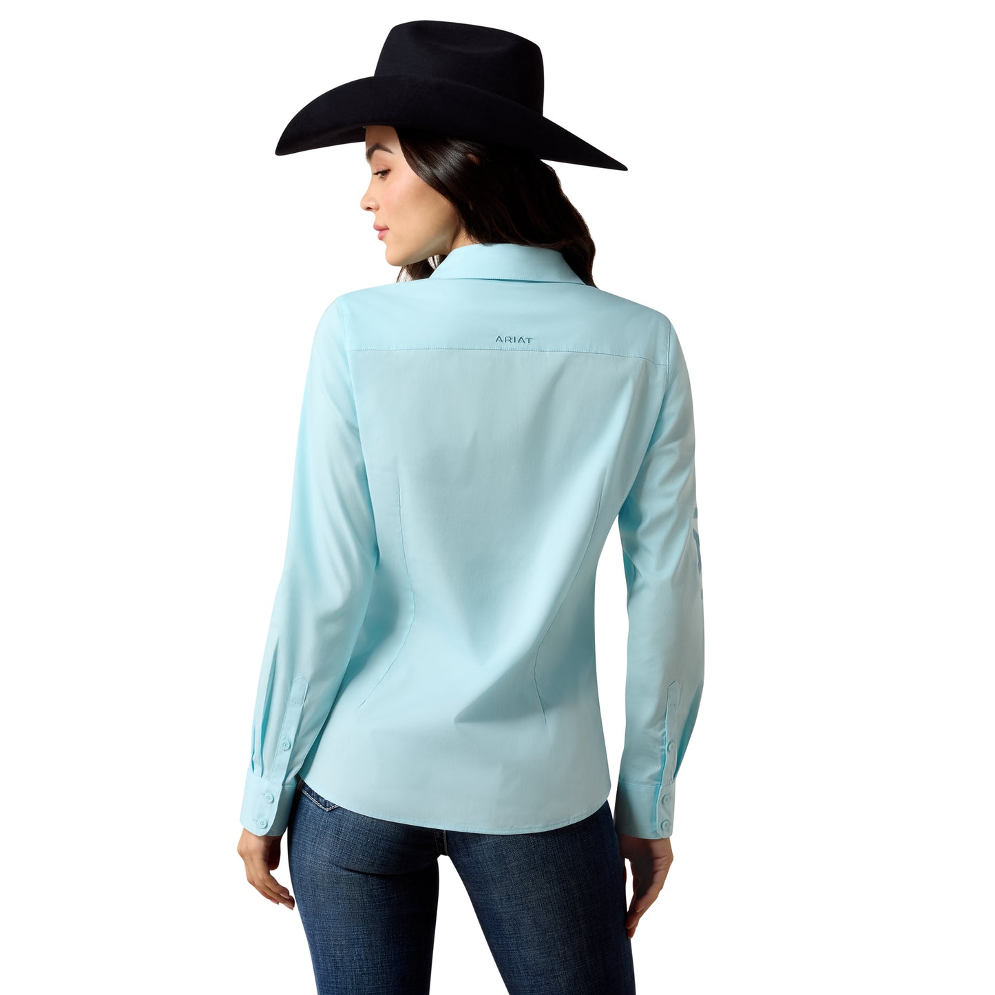 Ariat Ladies Team Kirby Aquaesque Button Down Shirt 10079547