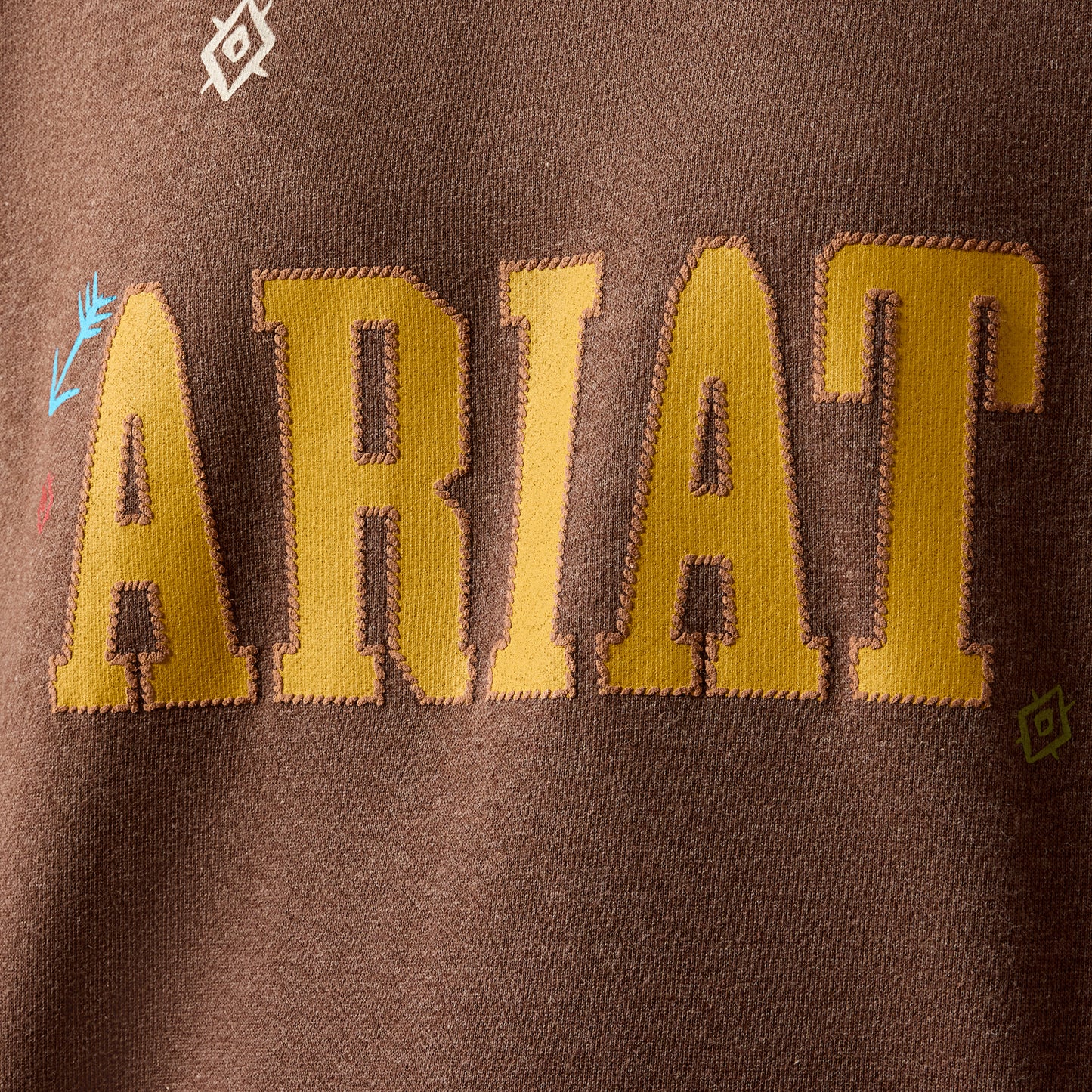 Ariat Ladies Essential Chicory Coffee Heather Crew Sweatshirt 10079633