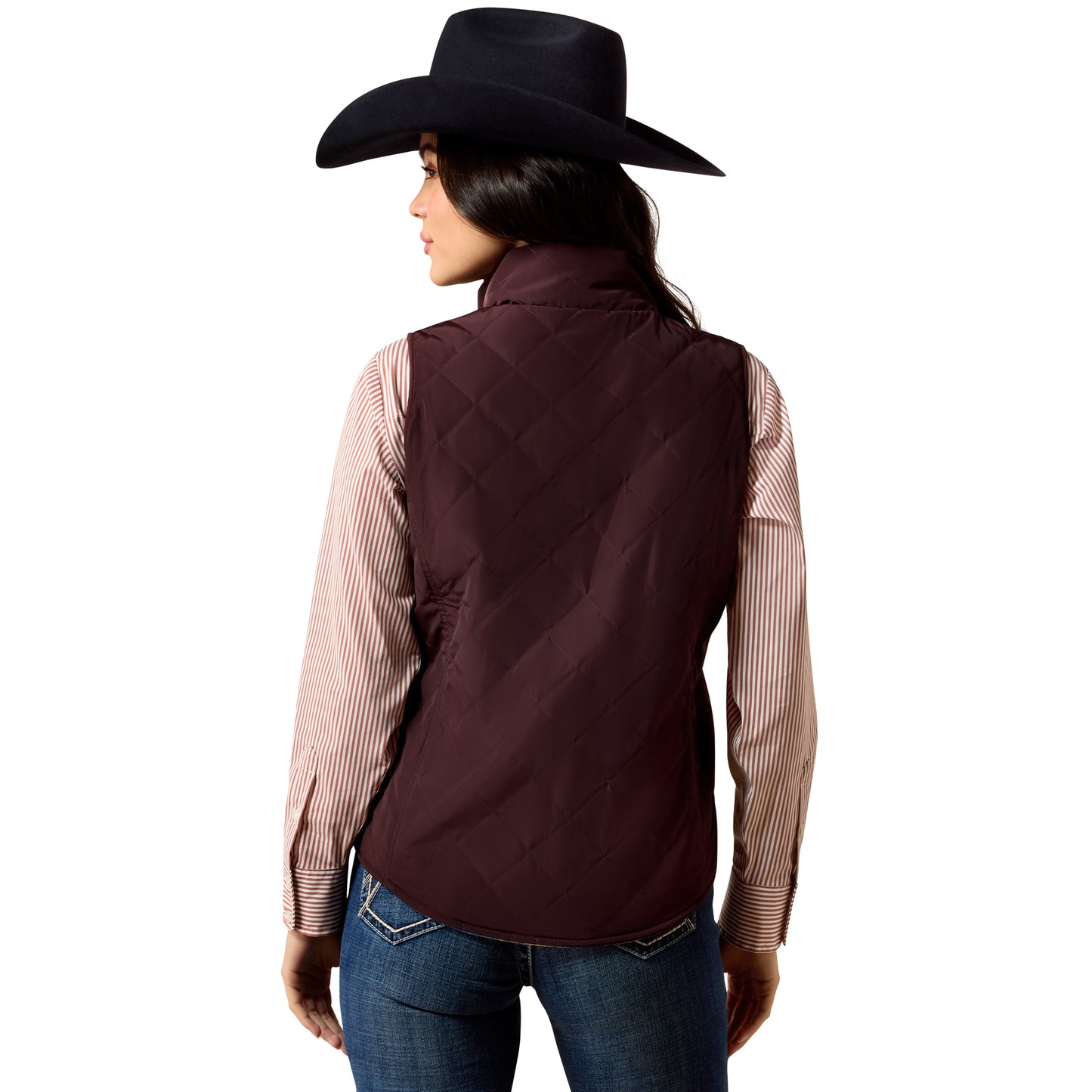 Ariat Ladies Dilon Plum Lakeside Southwest 2.0 Reversible insulated Vest 10079665