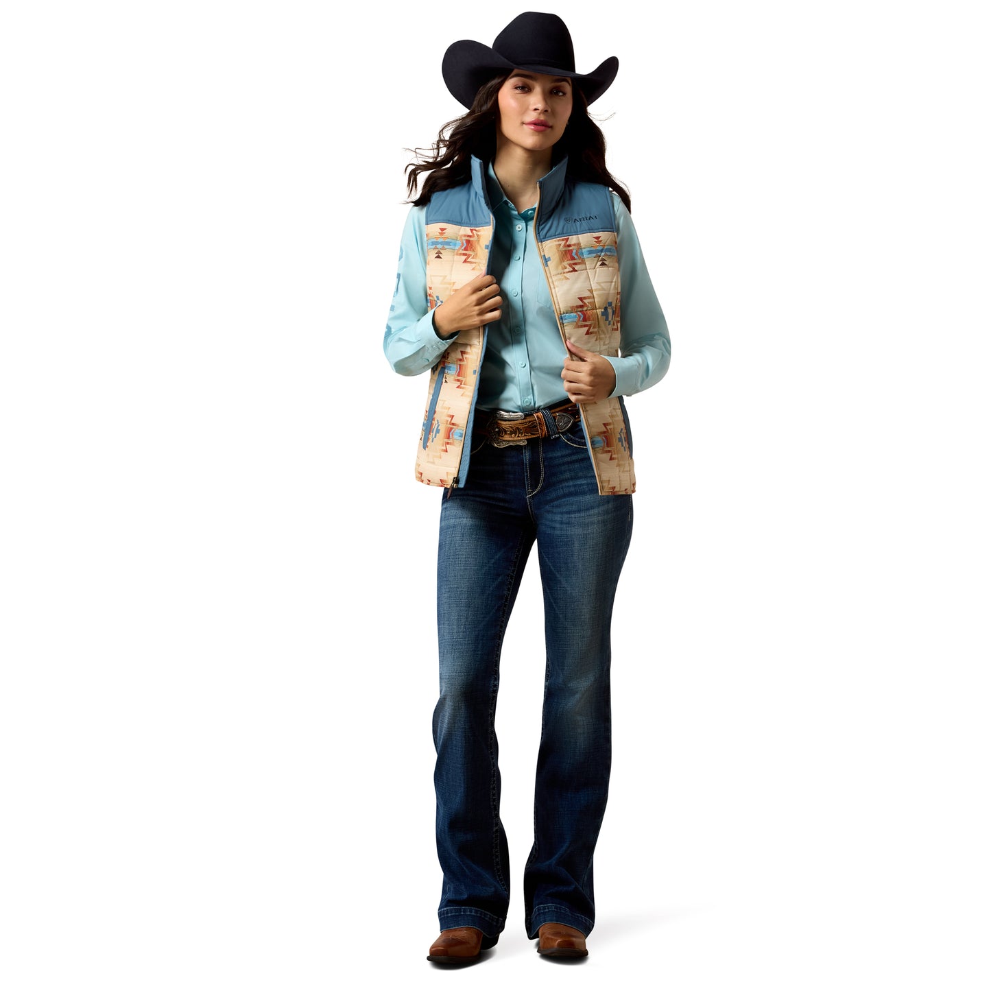 Ariat Ladies Crius Sonoma Southwest Print Insulated Vest 10079781