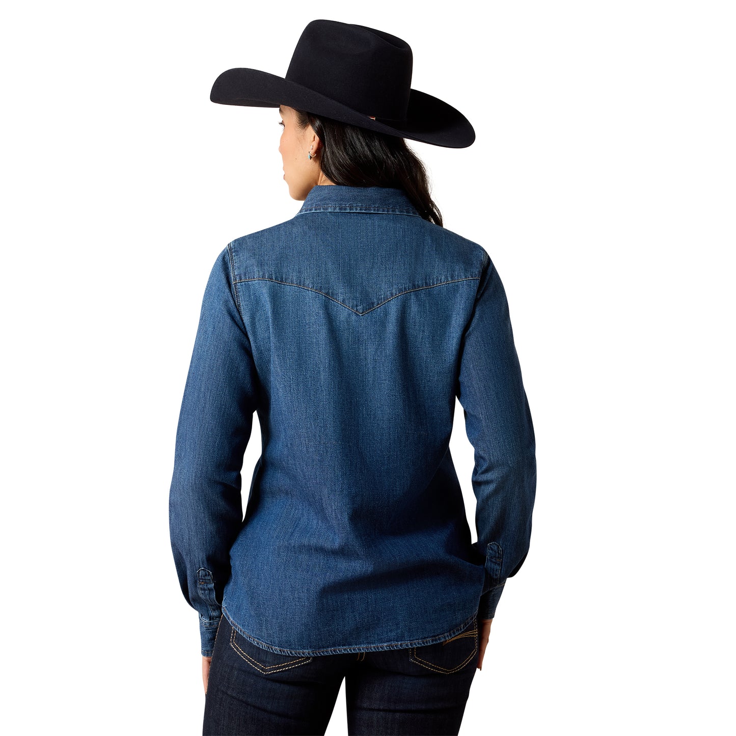 Ariat Ladies Farriday Stella Dark Denim Shirt 10079863