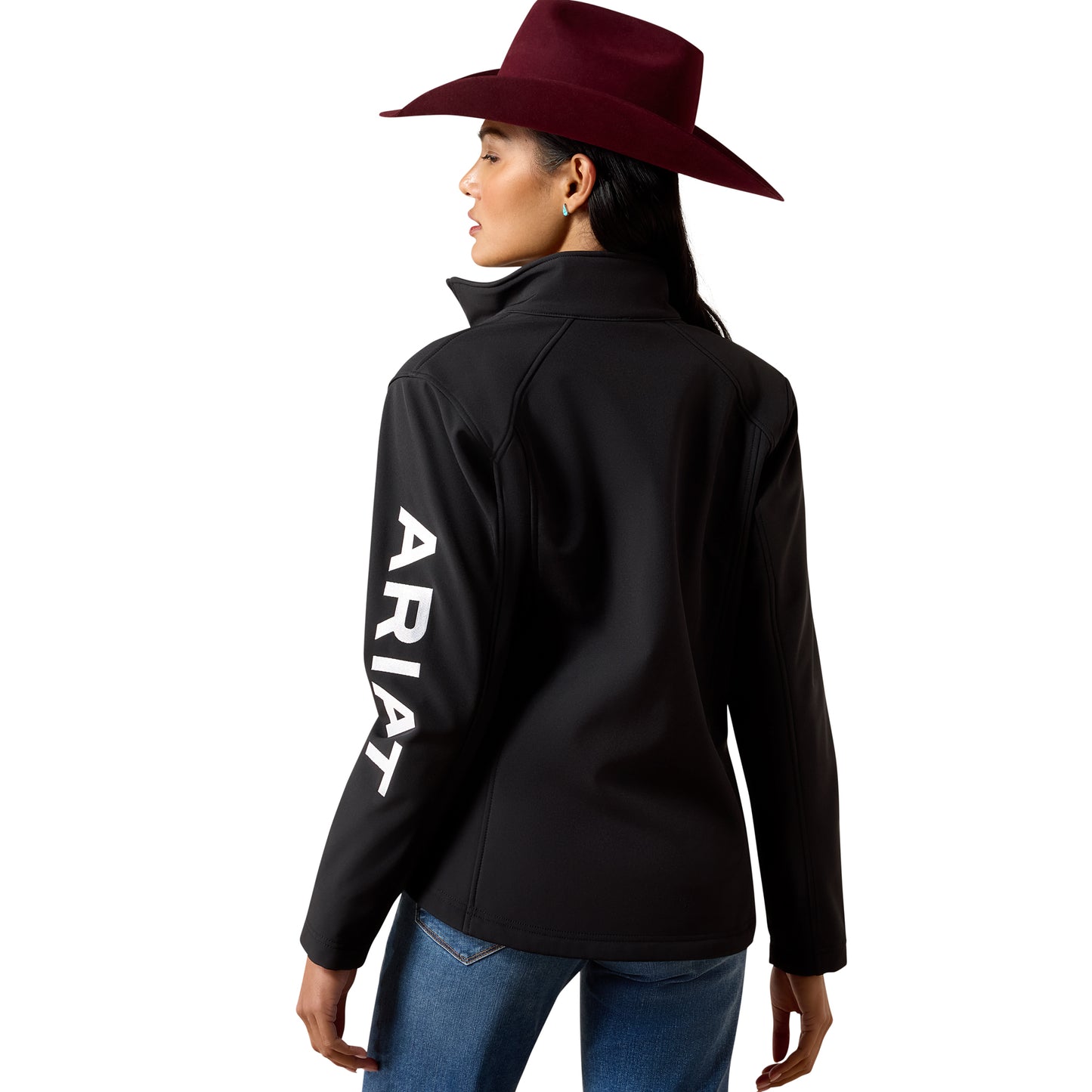Ariat Ladies Logo Black Softshell Jacket 10079892