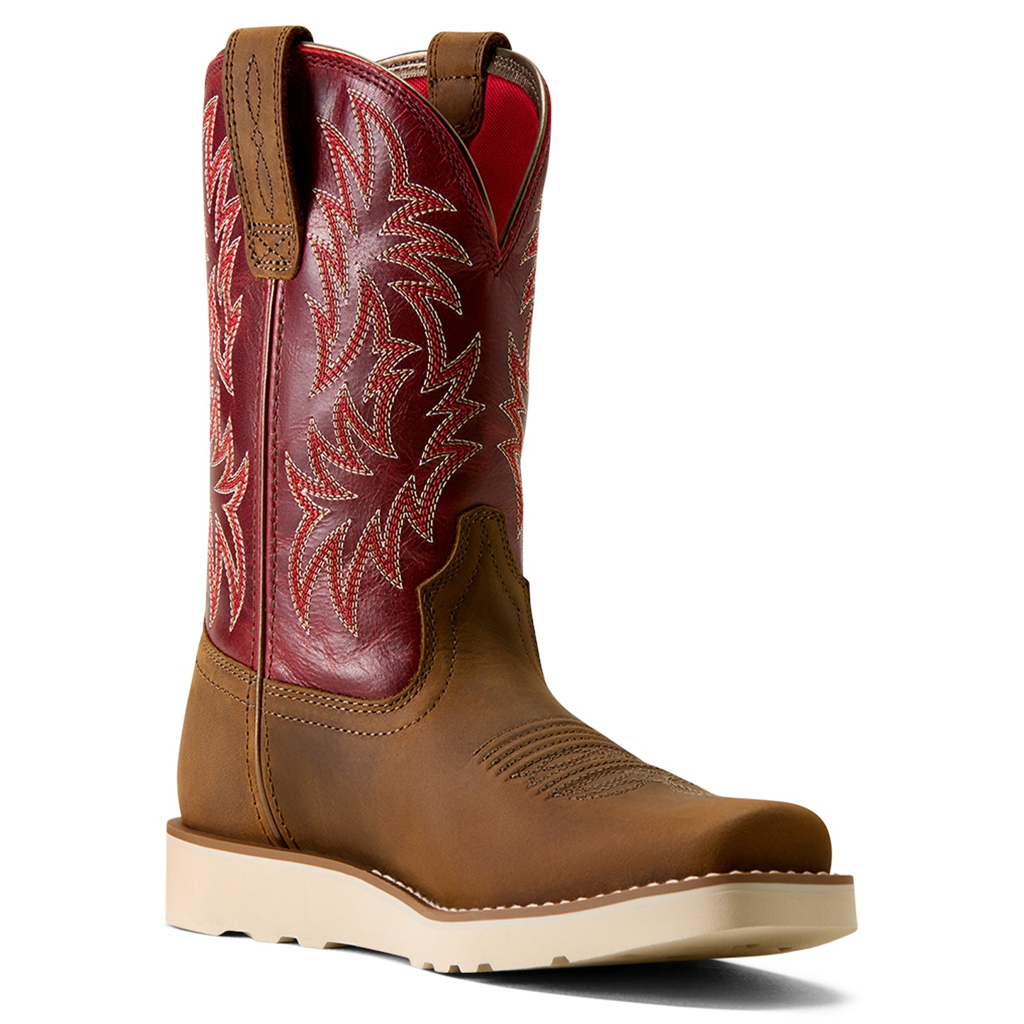 Ariat Ladies Distressed Brown Southlite Narrow Cutter Toe Western Boot 10080293