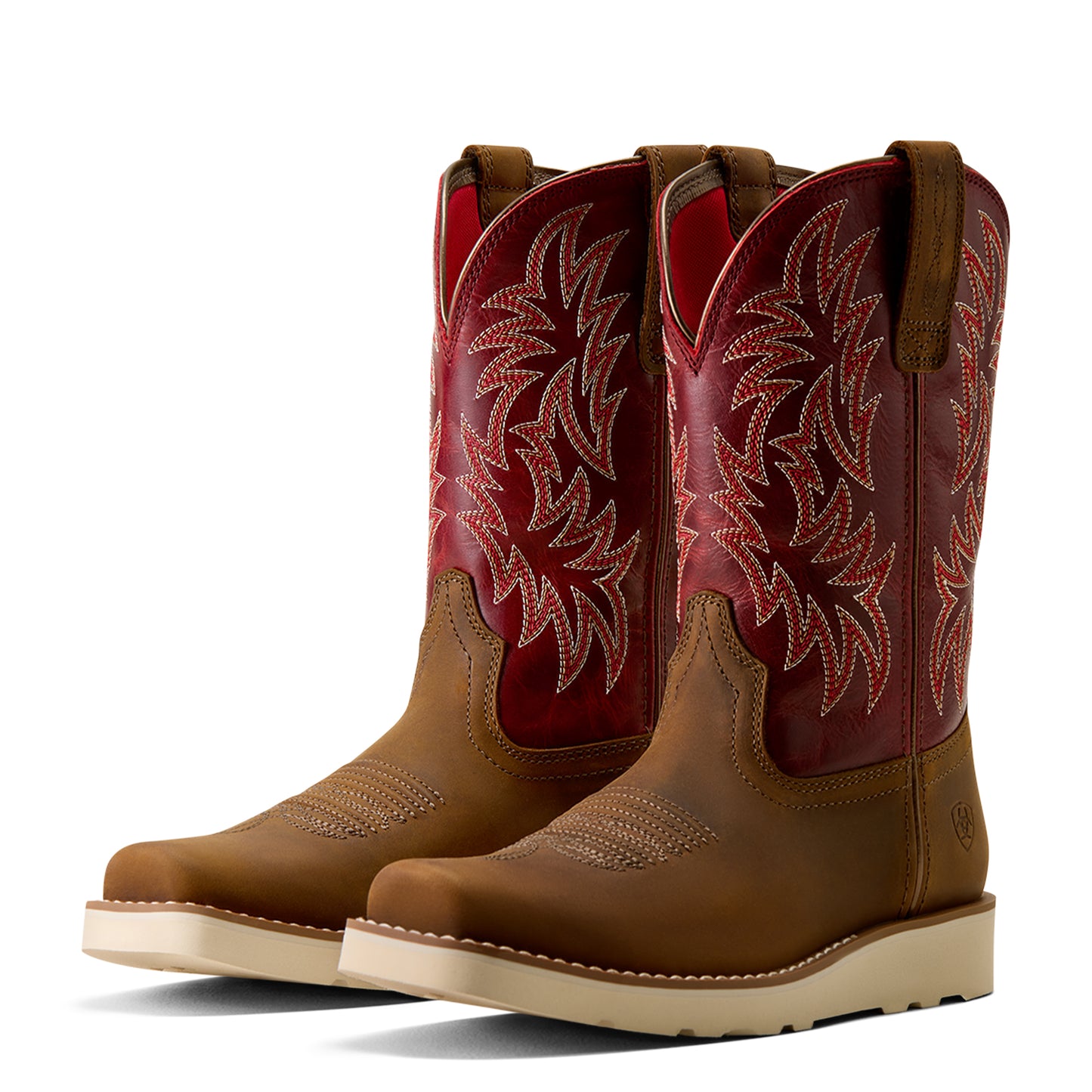 Ariat Ladies Distressed Brown Southlite Narrow Cutter Toe Western Boot 10080293