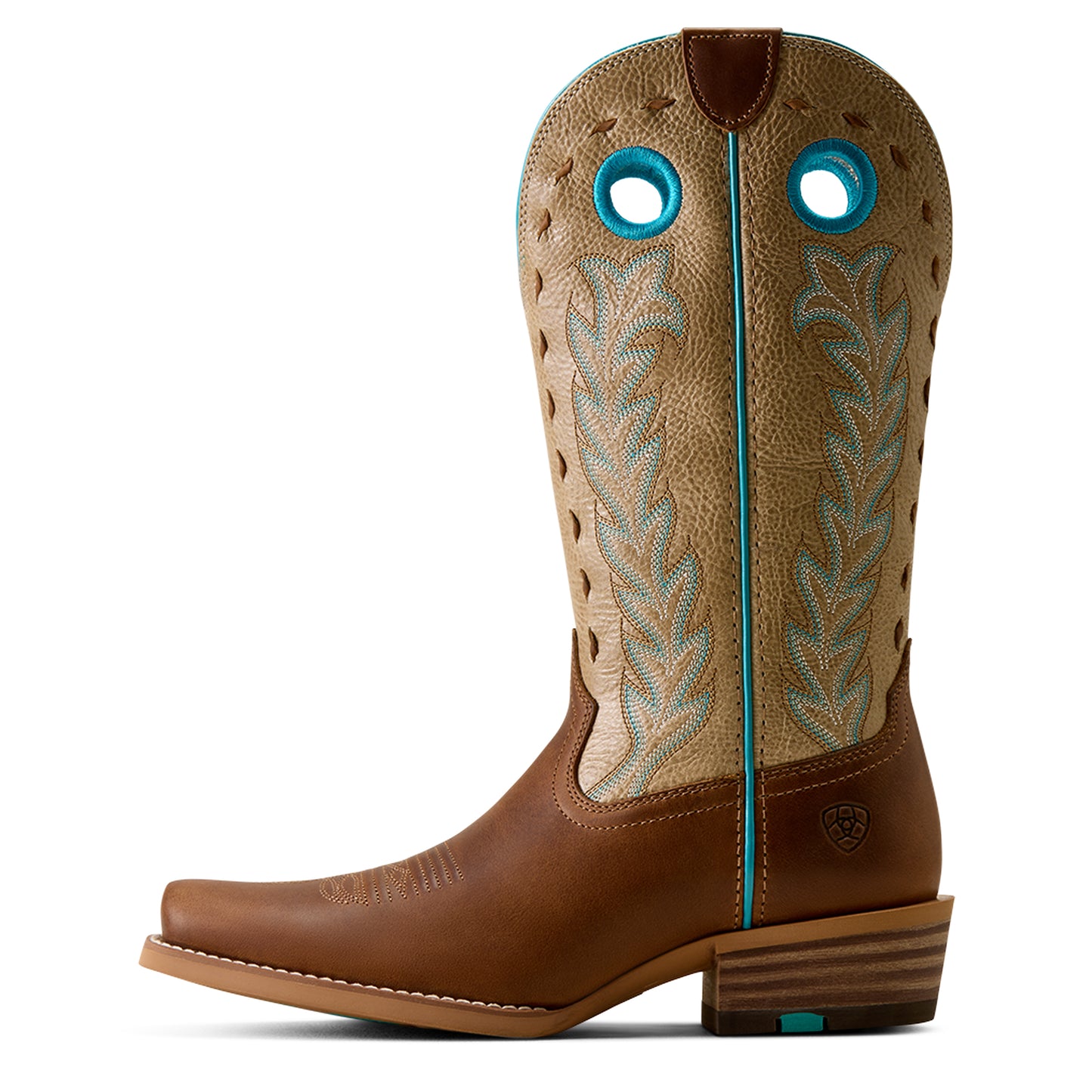 Ariat Ladies Lucera Wheat Brown Narrow Cutter Toe Western Boot 10080296