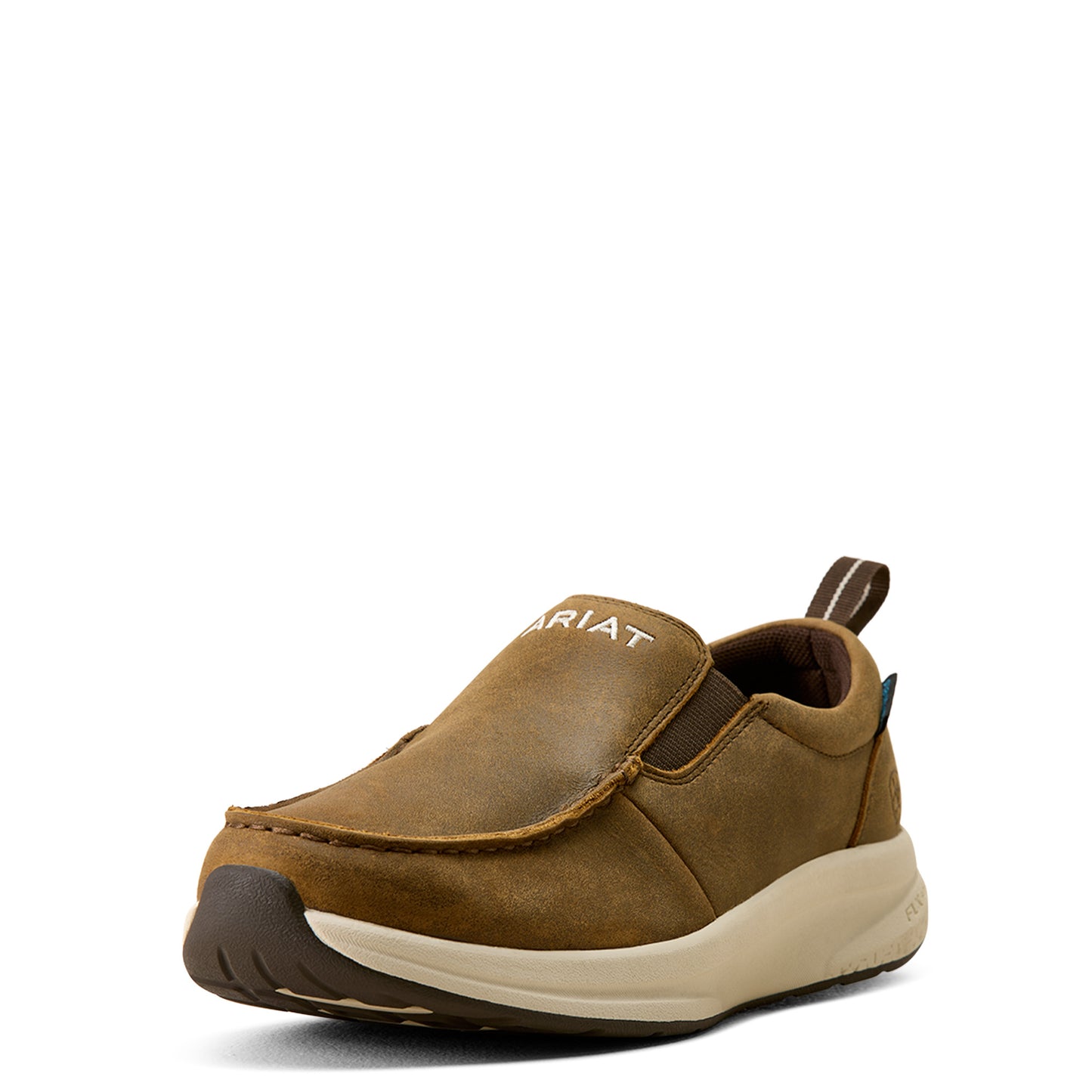 Ariat Ladies Buckeye Brown Bomber Slip On Waterproof Shoe 10080297