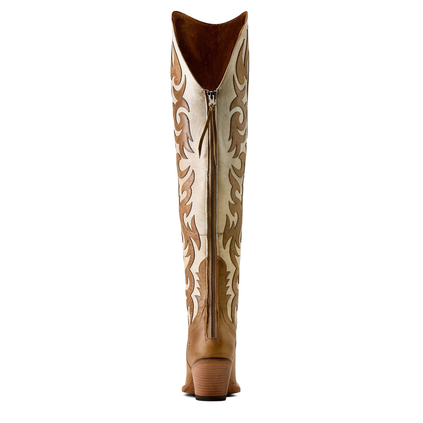 Ariat Ladies Lyra X Toe Flaxen Tan Western Boot 10080302