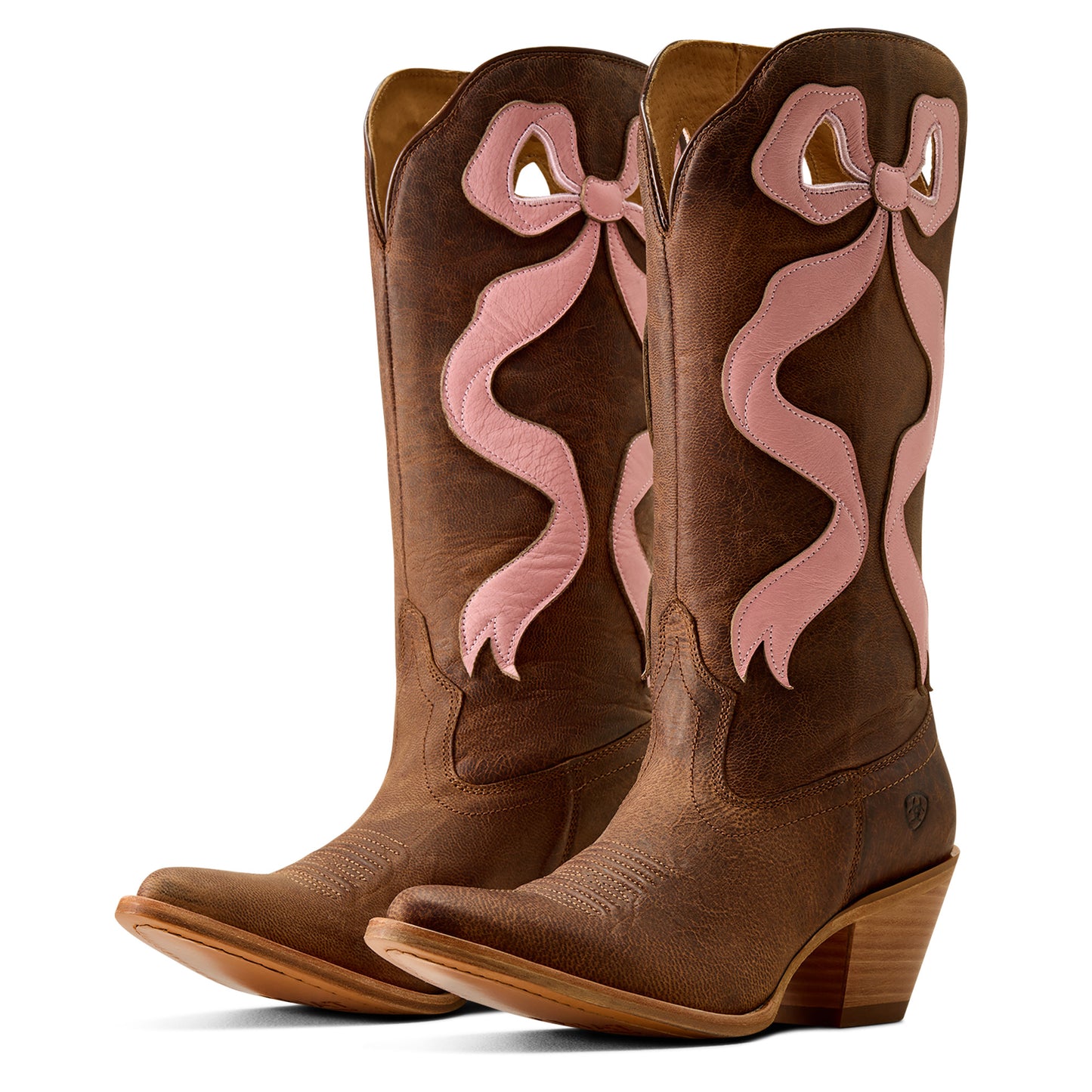 Ariat Ladies Beaux Weathered Tan J Toe Western Boot 10080307