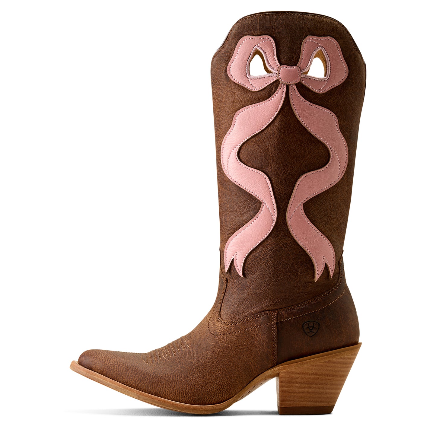 Ariat Ladies Beaux Weathered Tan J Toe Western Boot 10080307