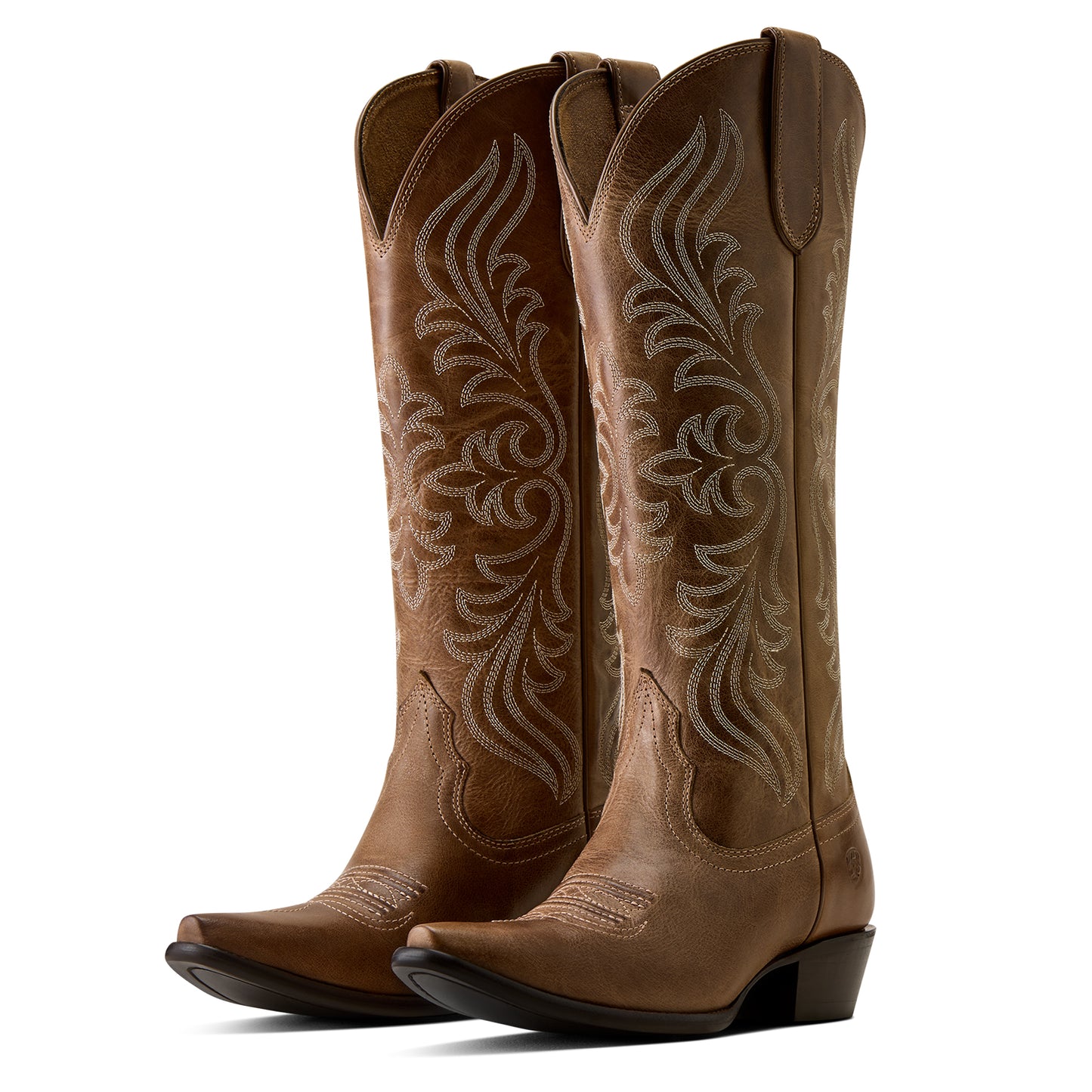 Ariat Ladies Calera Waxed Taupe X Toe Western Boot 10080314