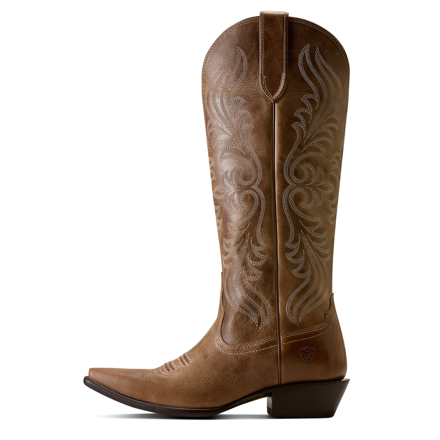 Ariat Ladies Calera Waxed Taupe X Toe Western Boot 10080314