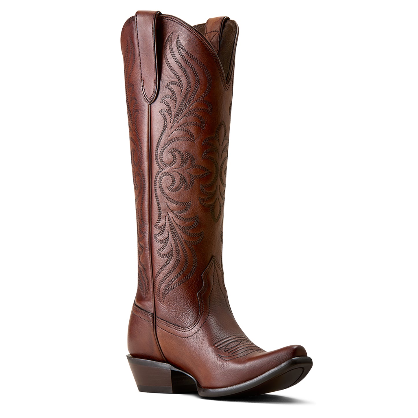 Ariat Ladies Calera Whiskey Leather X Toe Western Boot 10080315