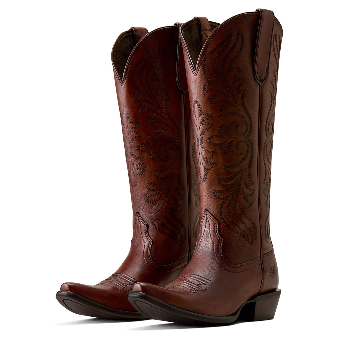 Ariat Ladies Calera Whiskey Leather X Toe Western Boot 10080315