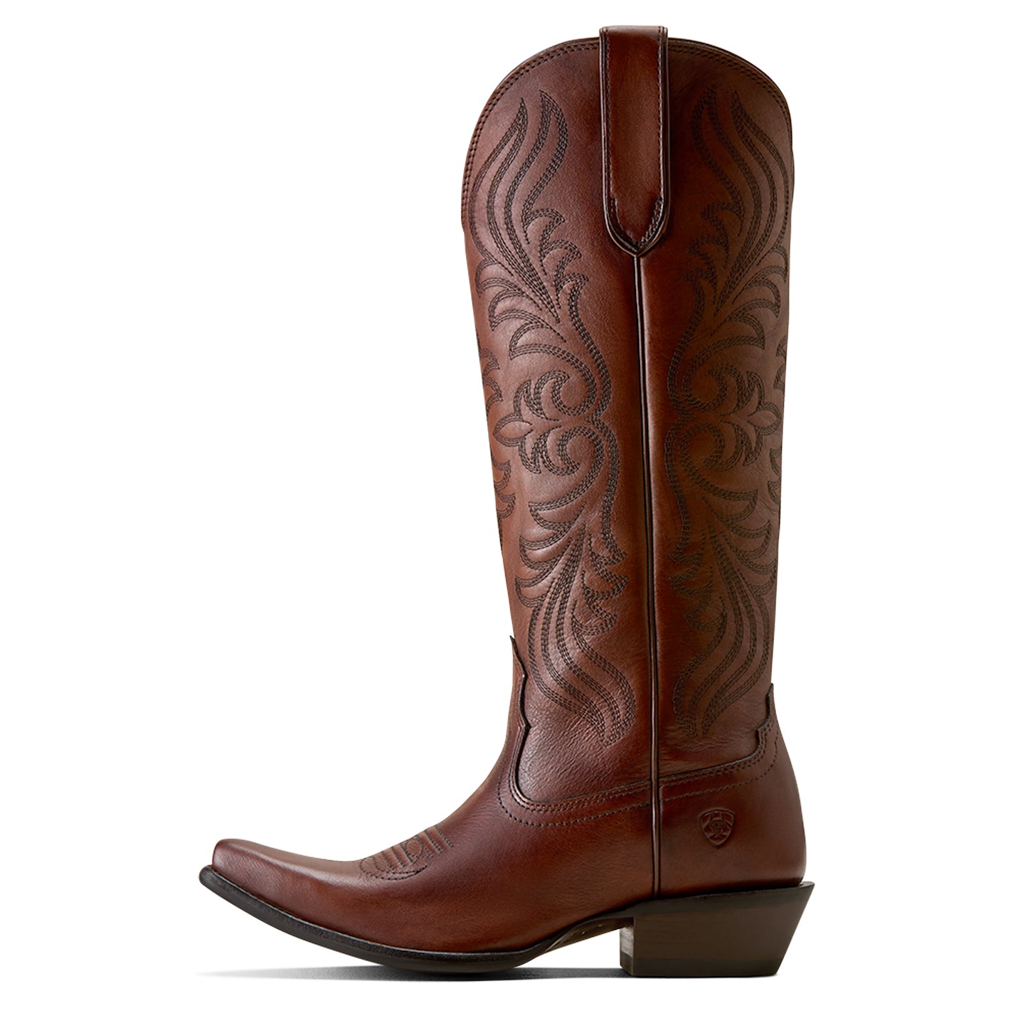 Ariat Ladies Calera Whiskey Leather X Toe Western Boot 10080315
