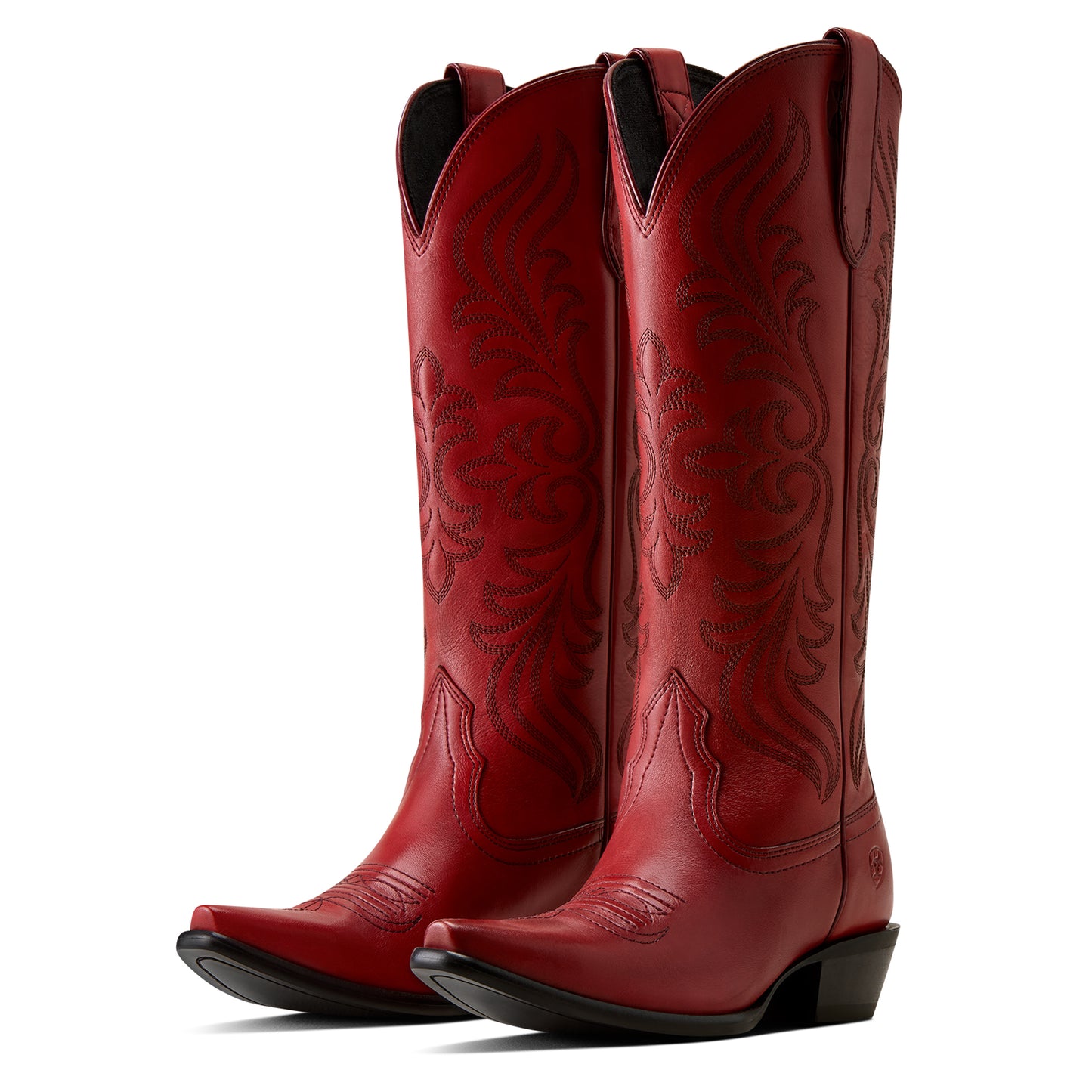 Ariat Ladies Calera Georgia Clay Leather X Toe Western Boot 10080316
