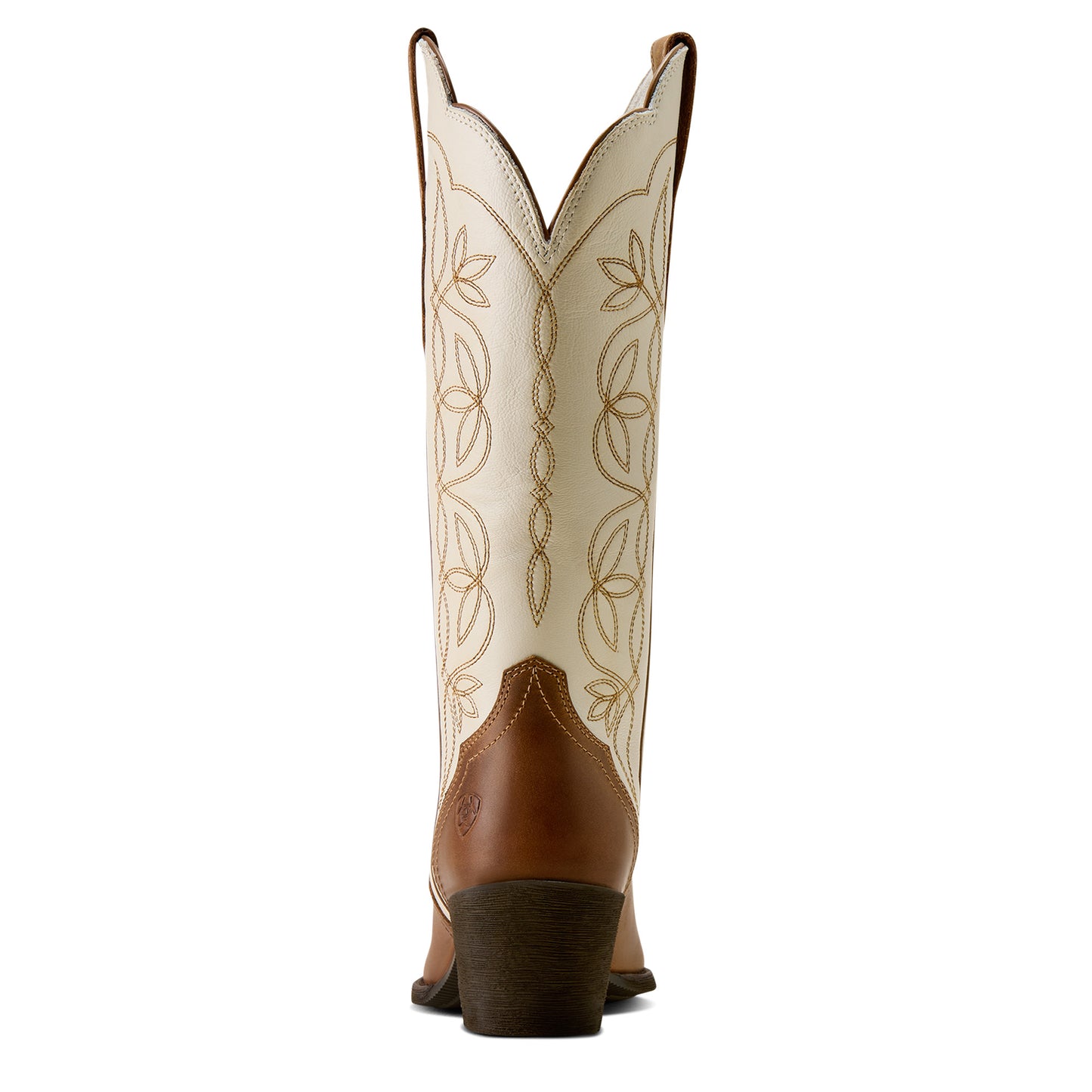 Ariat Ladies Heritage Blossom J Toe Wheat Brown Western Boot 10080319