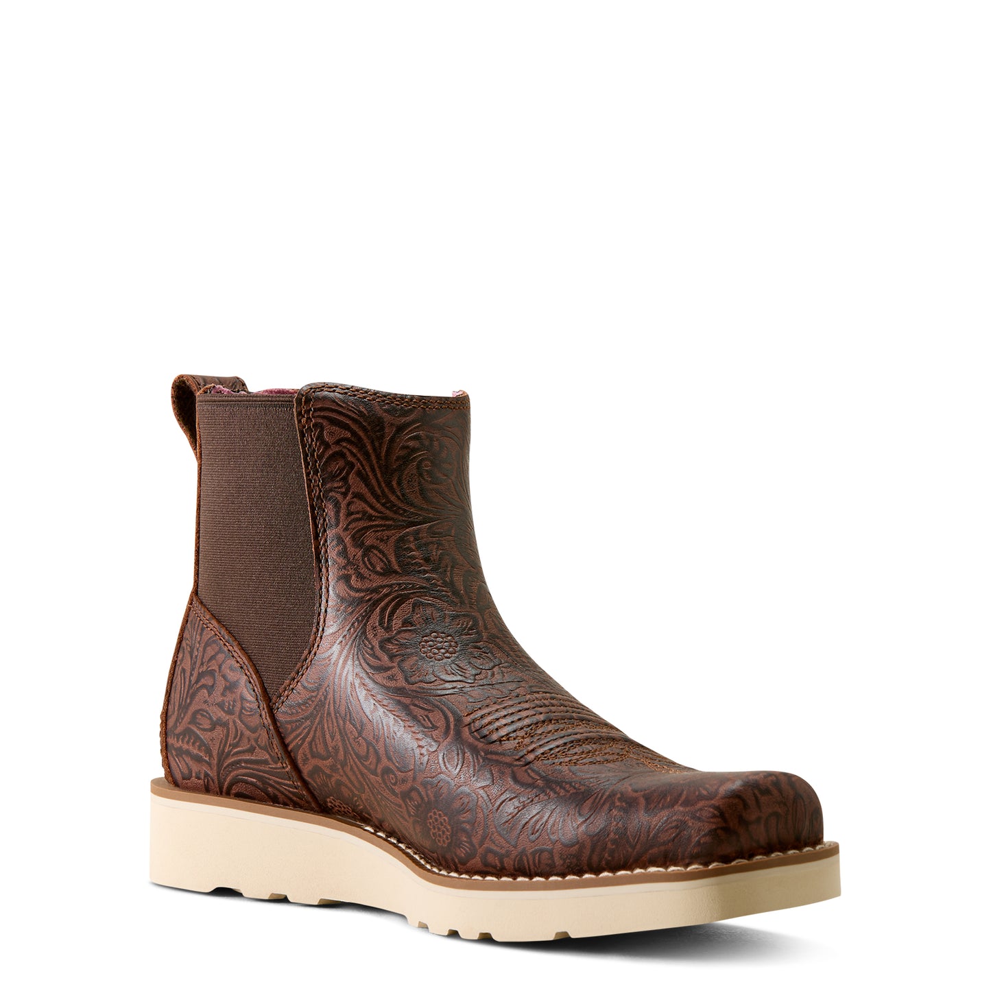 Ariat Ladies Chocolate Southlite Chelsea Narrow Cutter Toe Boot 10080322