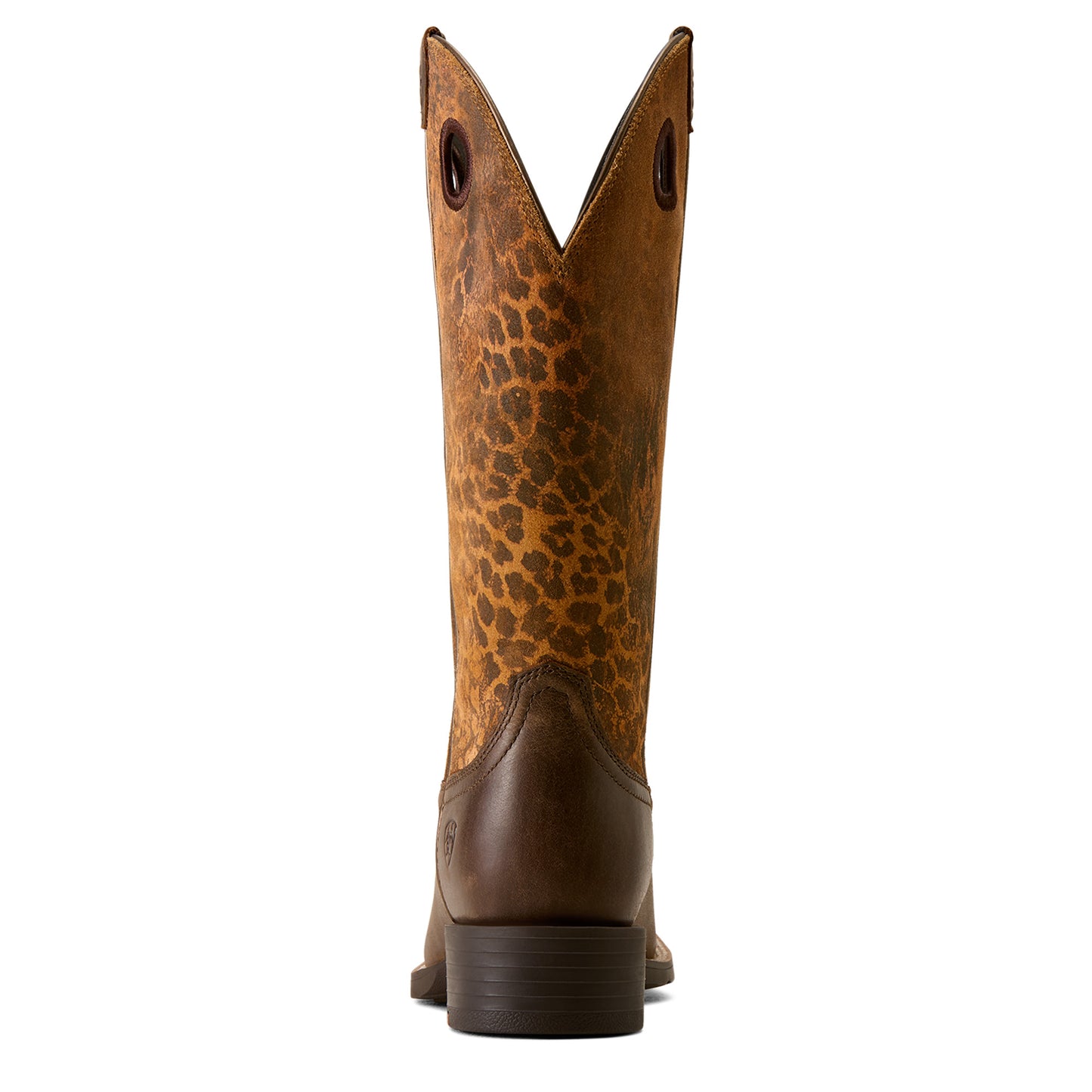 Ariat Ladies Round Up Ryder Dark Cacao Wide Square Toe Western Boot 10080351