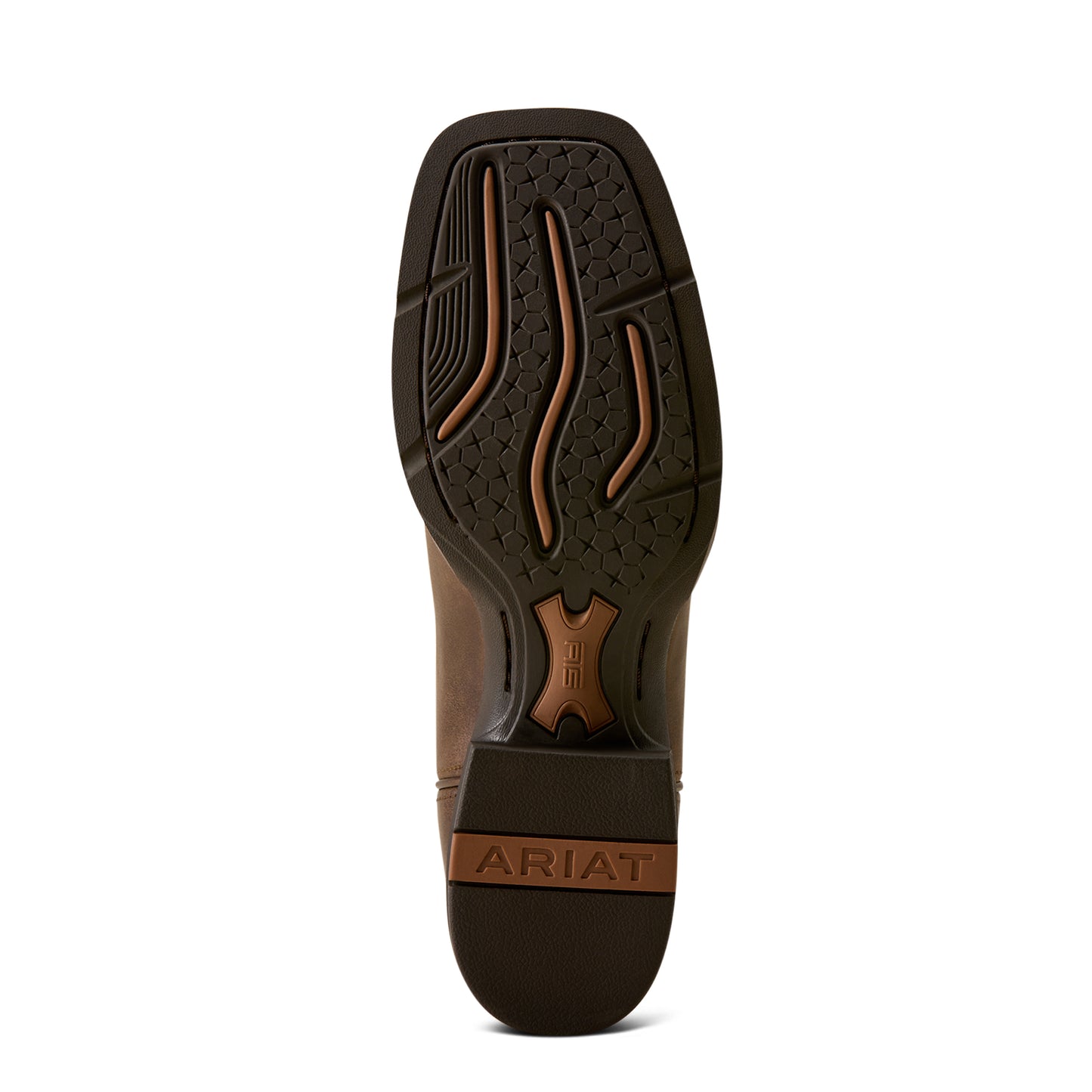 Ariat Ladies Round Up Ryder Dark Cacao Wide Square Toe Western Boot 10080351