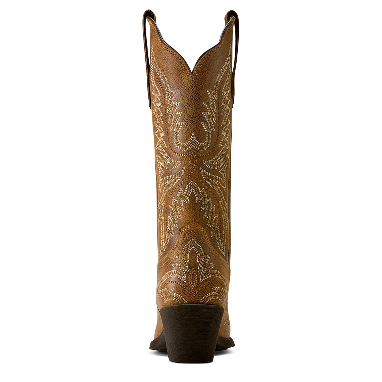 Ariat Ladies Round Up Collins Brown Bomber D Toe Western Boot 10080383