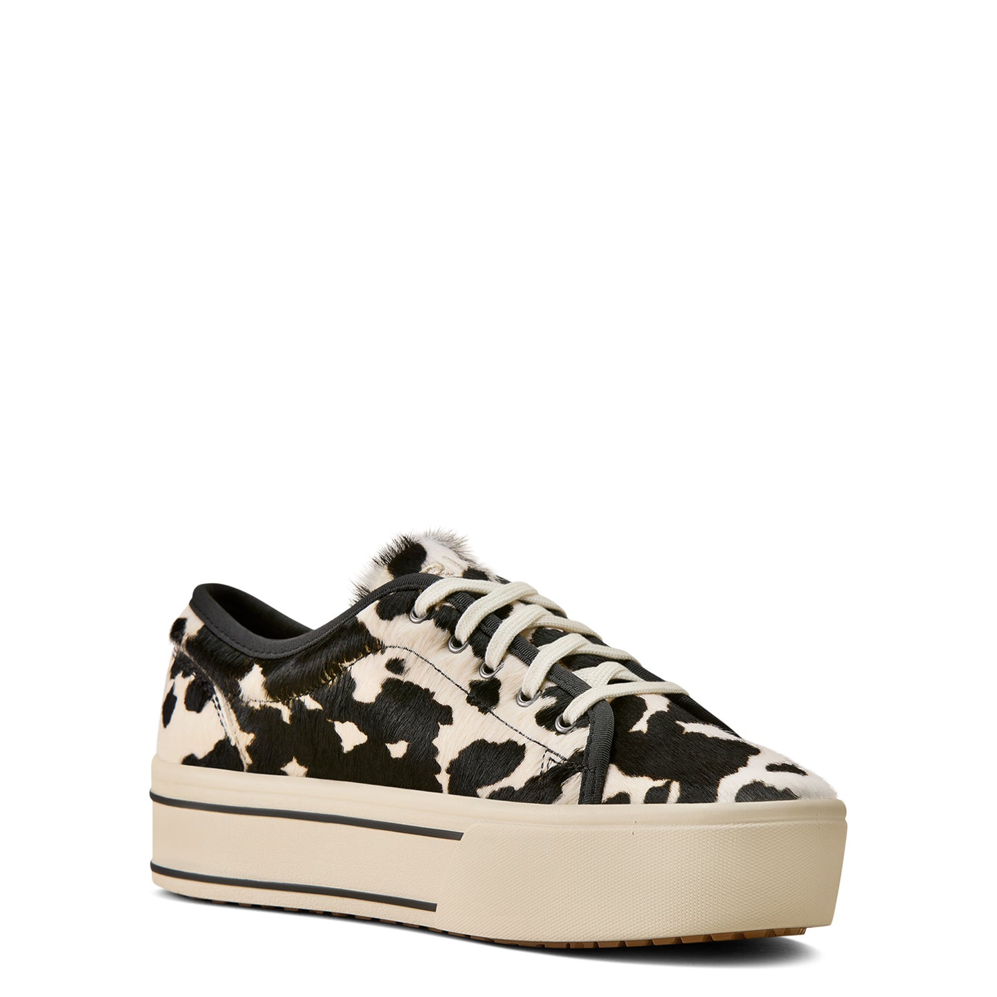 Ariat Ladies Skylar Black & White Hair On Print Shoe 10080404